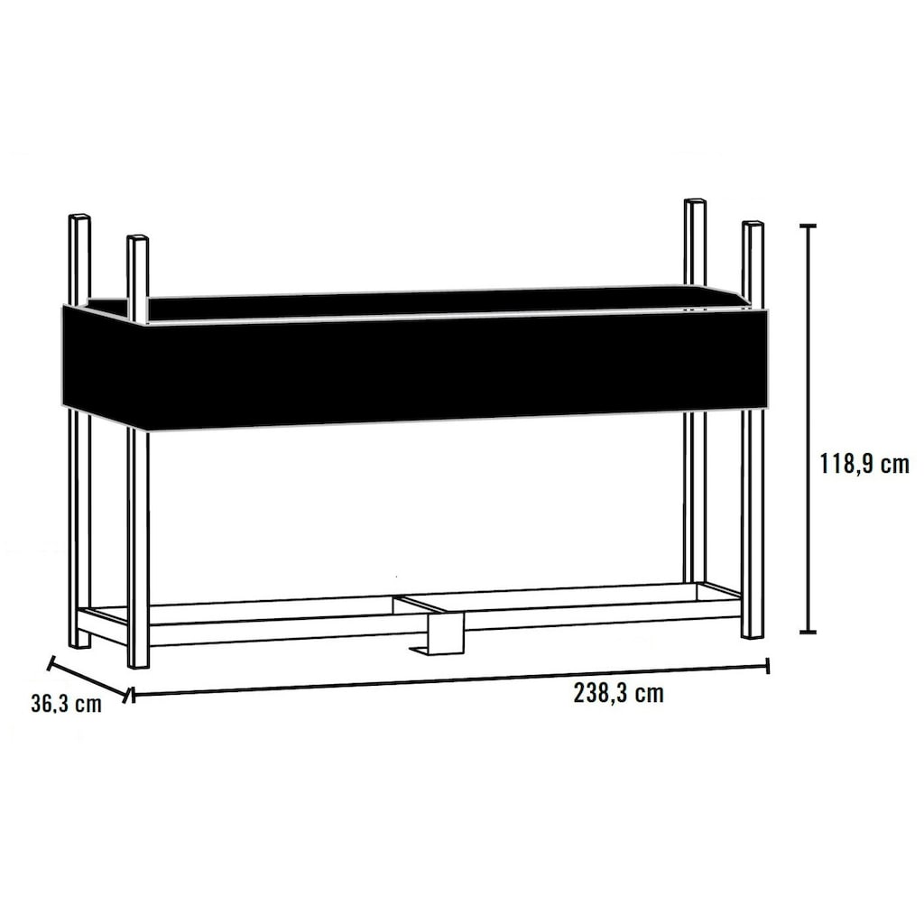 ShelterLogic Kaminholzregal