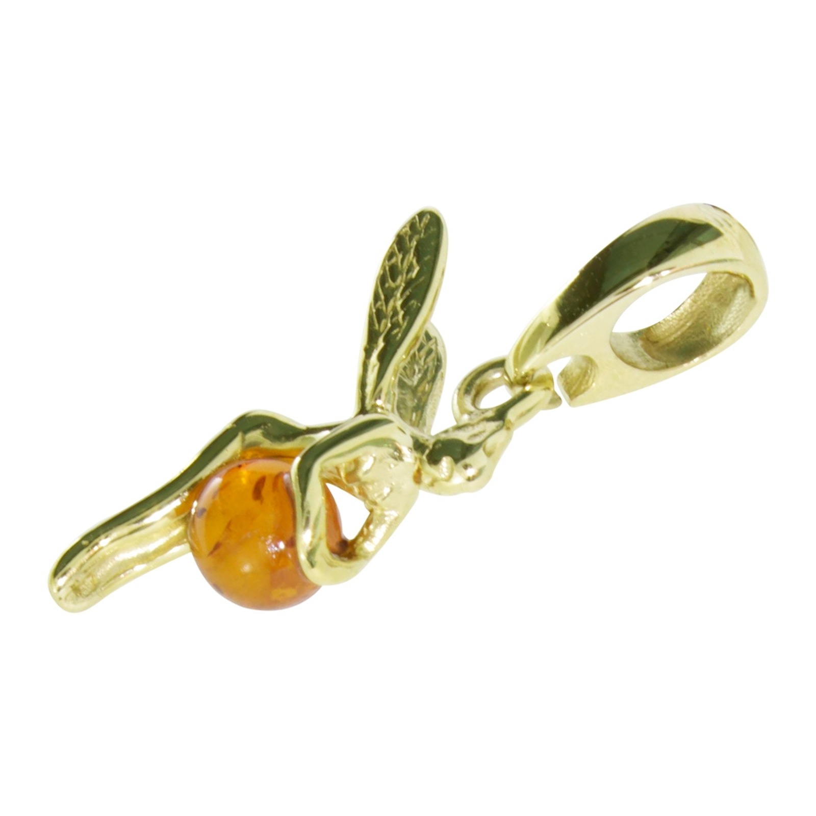 OSTSEE-SCHMUCK Kette und Anhänger Set »- Elfe - Gold 333/000 - Bernstein« ()