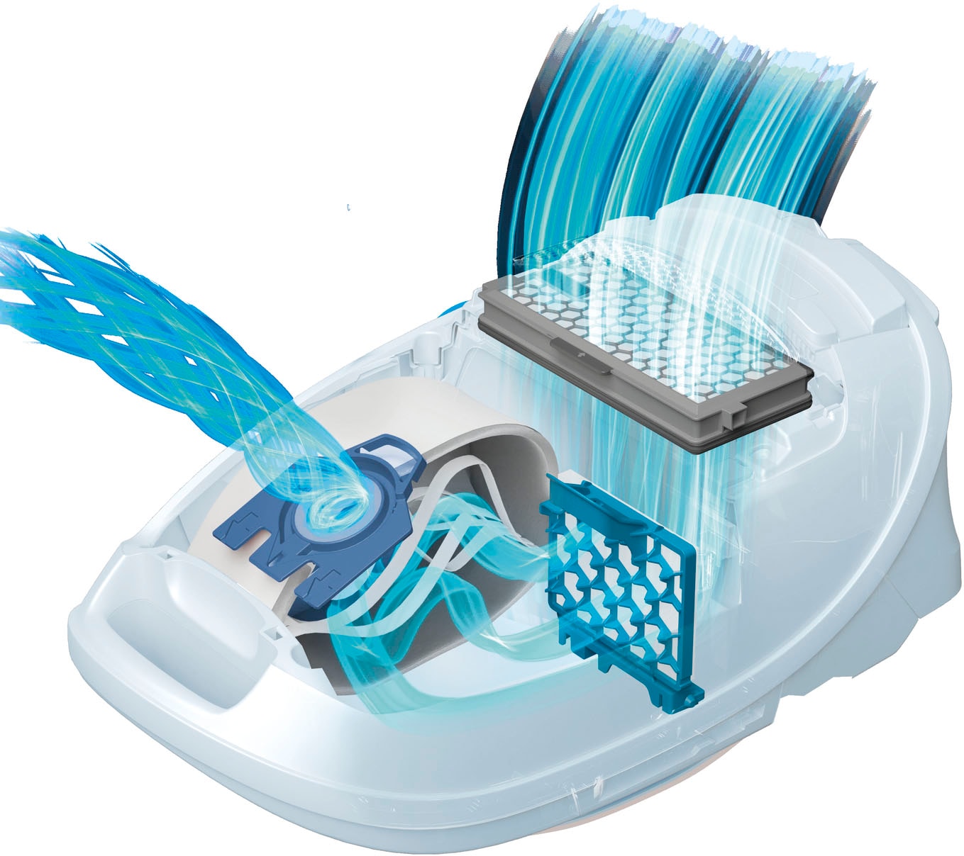 Miele Staubsaugerbeutel »Miele Original Zubehör -XXL-Pack Staubsaugerbeutel GN HyClean Pure 2.0«