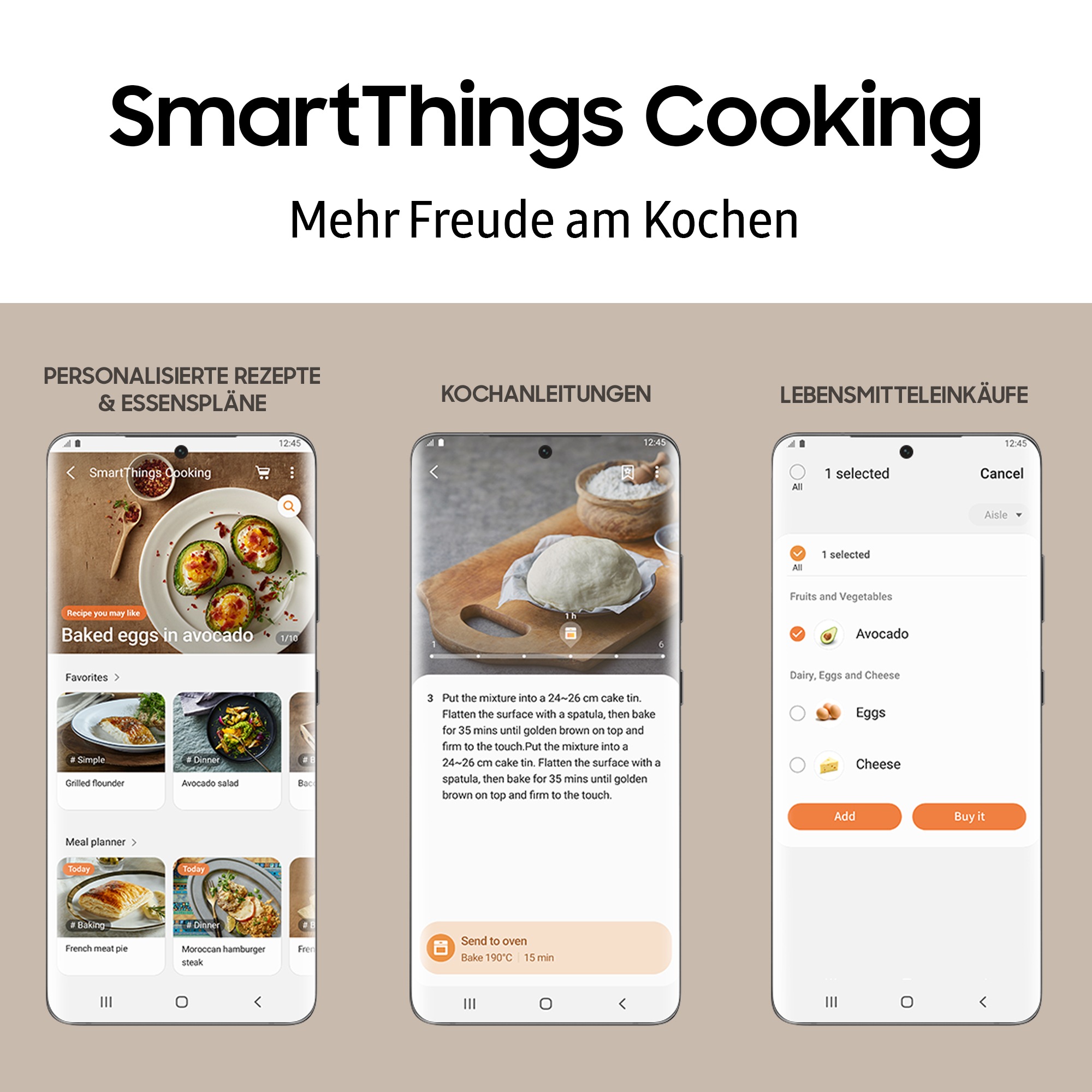 Samsung Induktions-Kochfeld »NZ64B4015HK/U1«, Höhe des Kochfelds beträgt nur 44mm & Ideal für ovale Pfannen & Töpfe