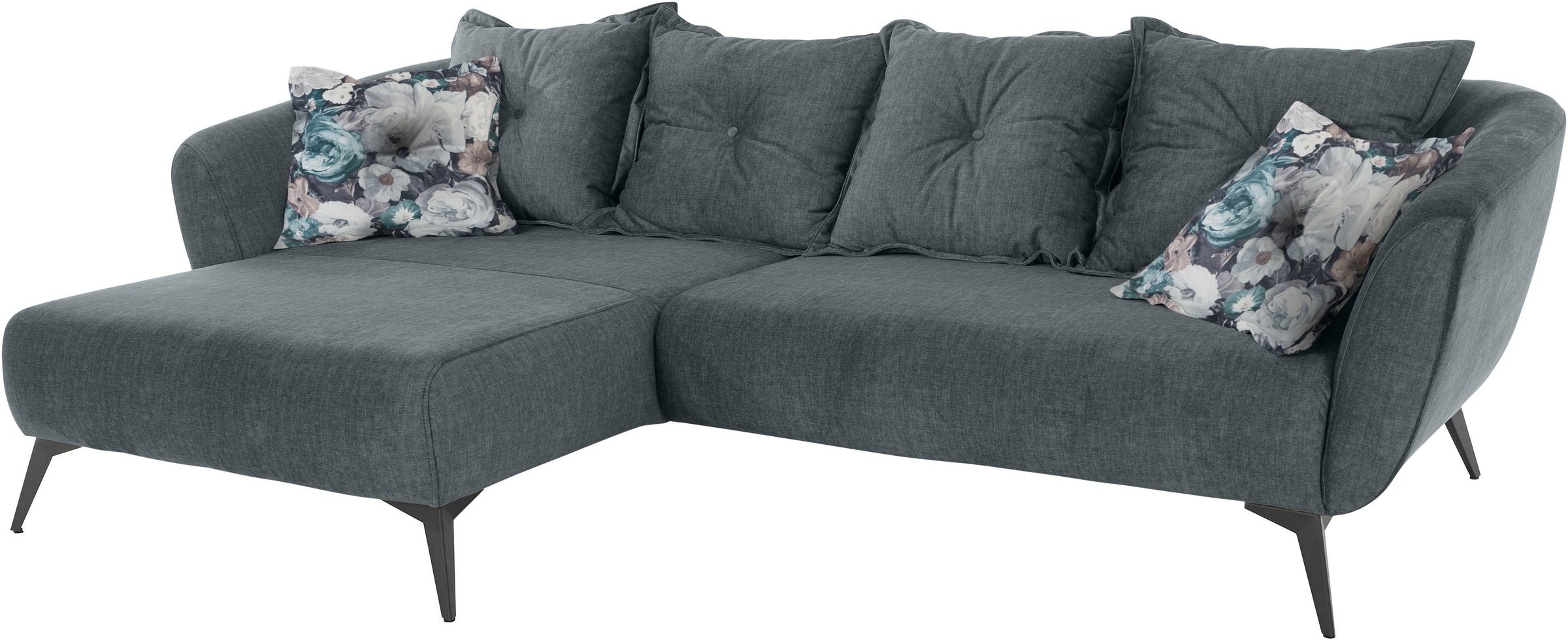 INOSIGN Ecksofa »Baggio L-Form«, Zierkissen inklusive