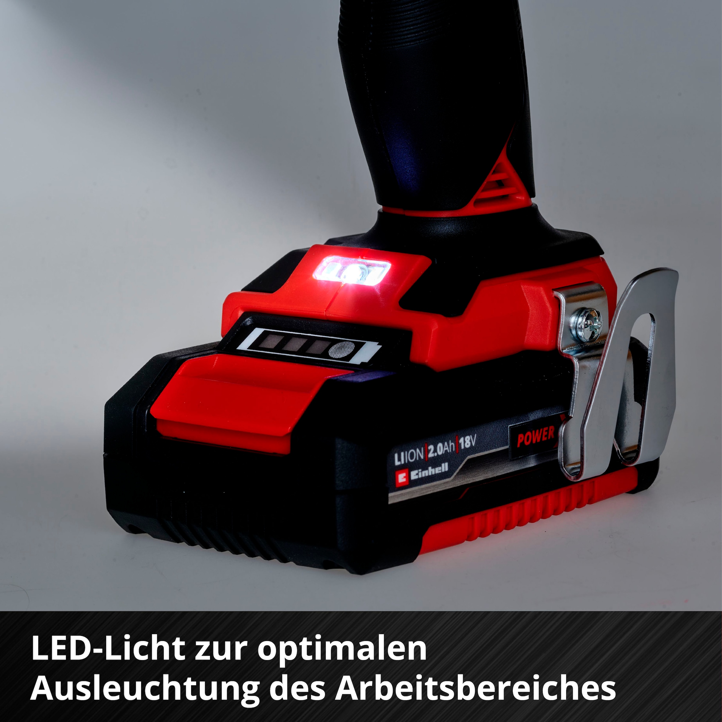 Einhell Akku-Schlagbohrschrauber »TE-CD 18 Li-i BL«, Power X-Change, Inkl. 2x 2,0 Ah, Ladegerät und Transportkoffer