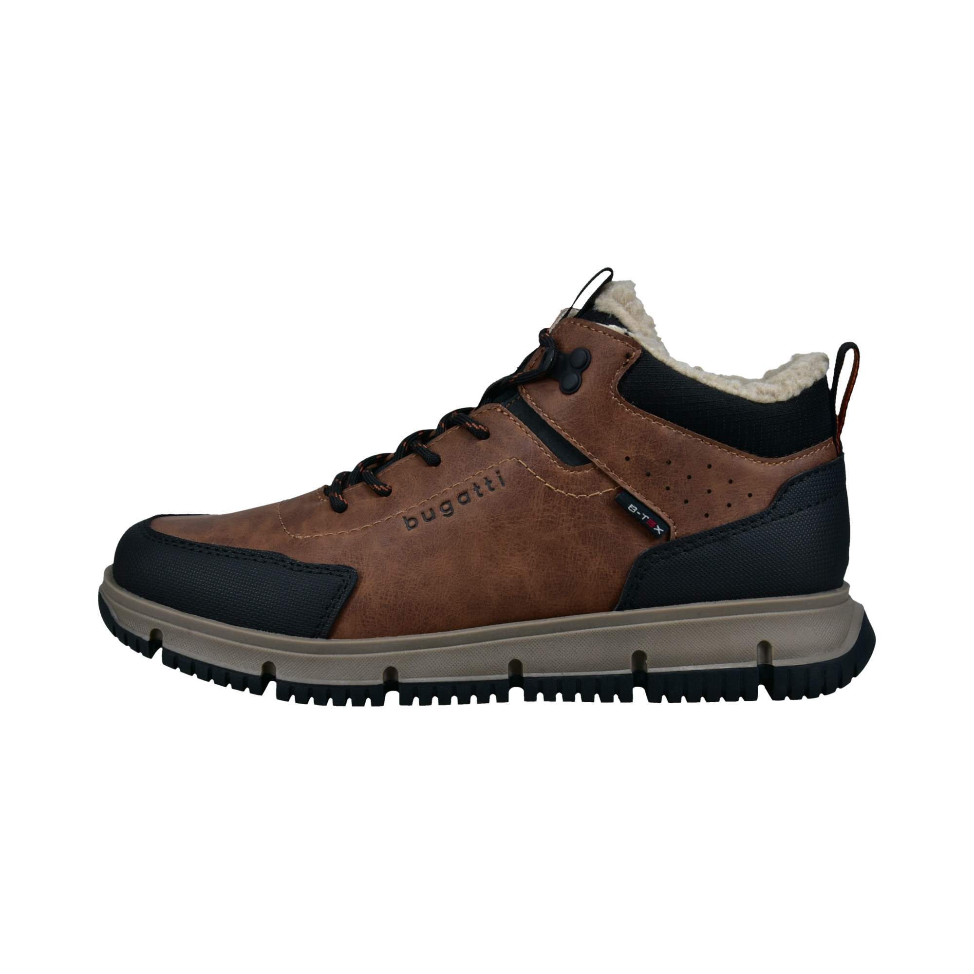 bugatti Winterboots  Schnürboots, Outdoorboots mit Logoprägung und TEX-Ausstattung