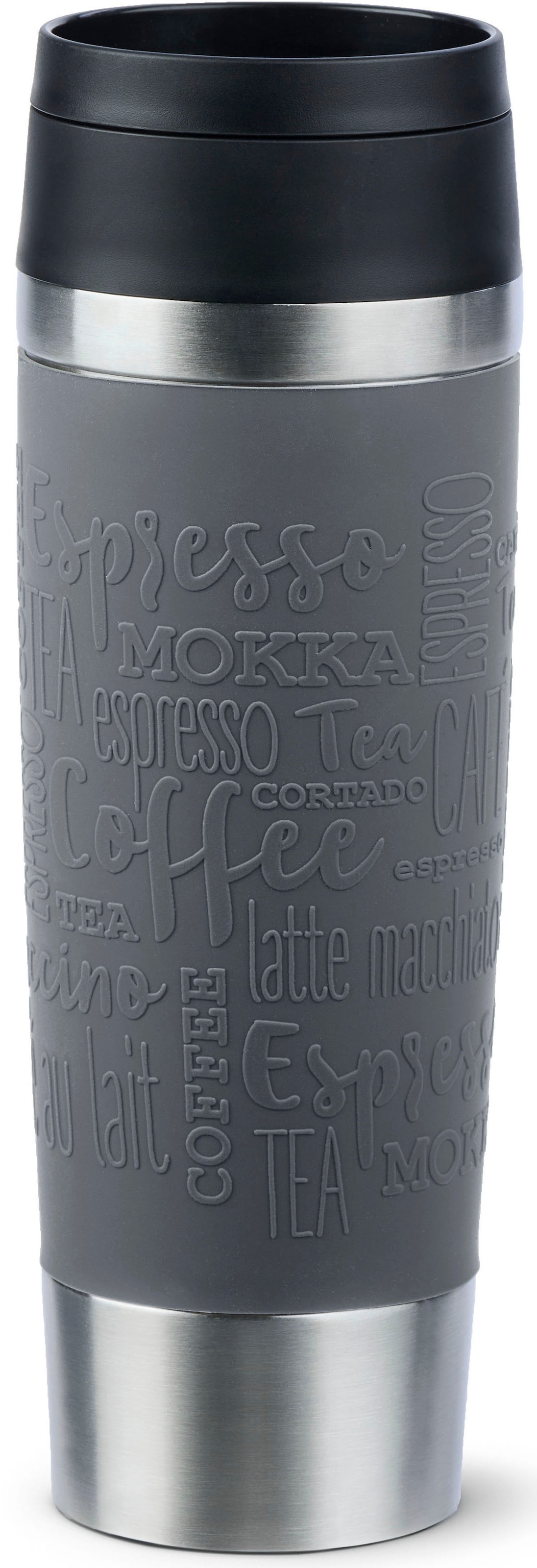 Emsa Thermobecher »Travel Mug Classic, mit 360°-Trinköffnung«, 4h heiß, 8h kalt - 360 ml / 6h heiß, 12h kalt - 500 ml, 100% dicht