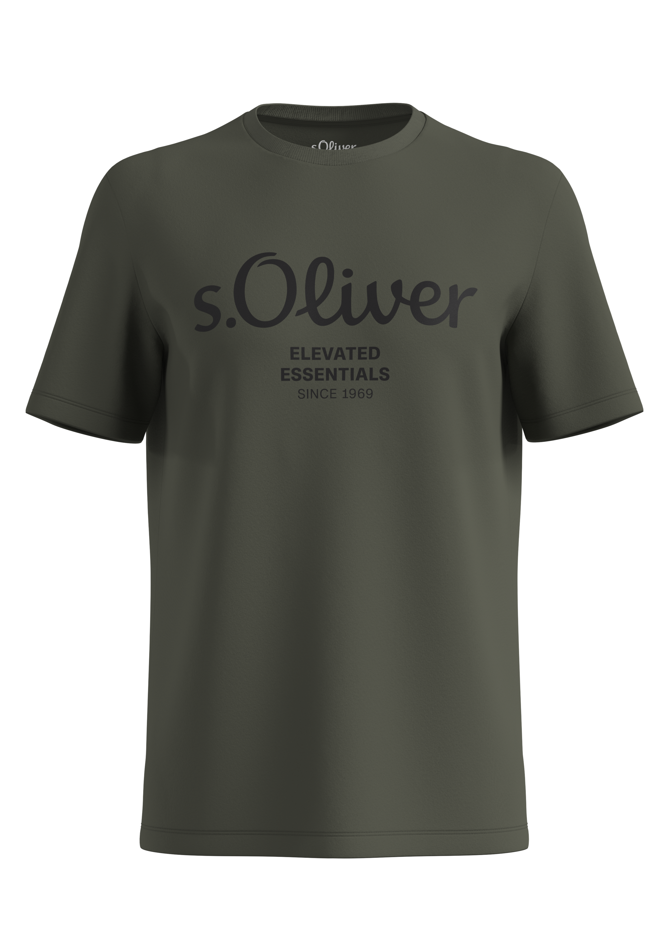 s.Oliver T-Shirt, aus atmungsaktiver Baumwolle