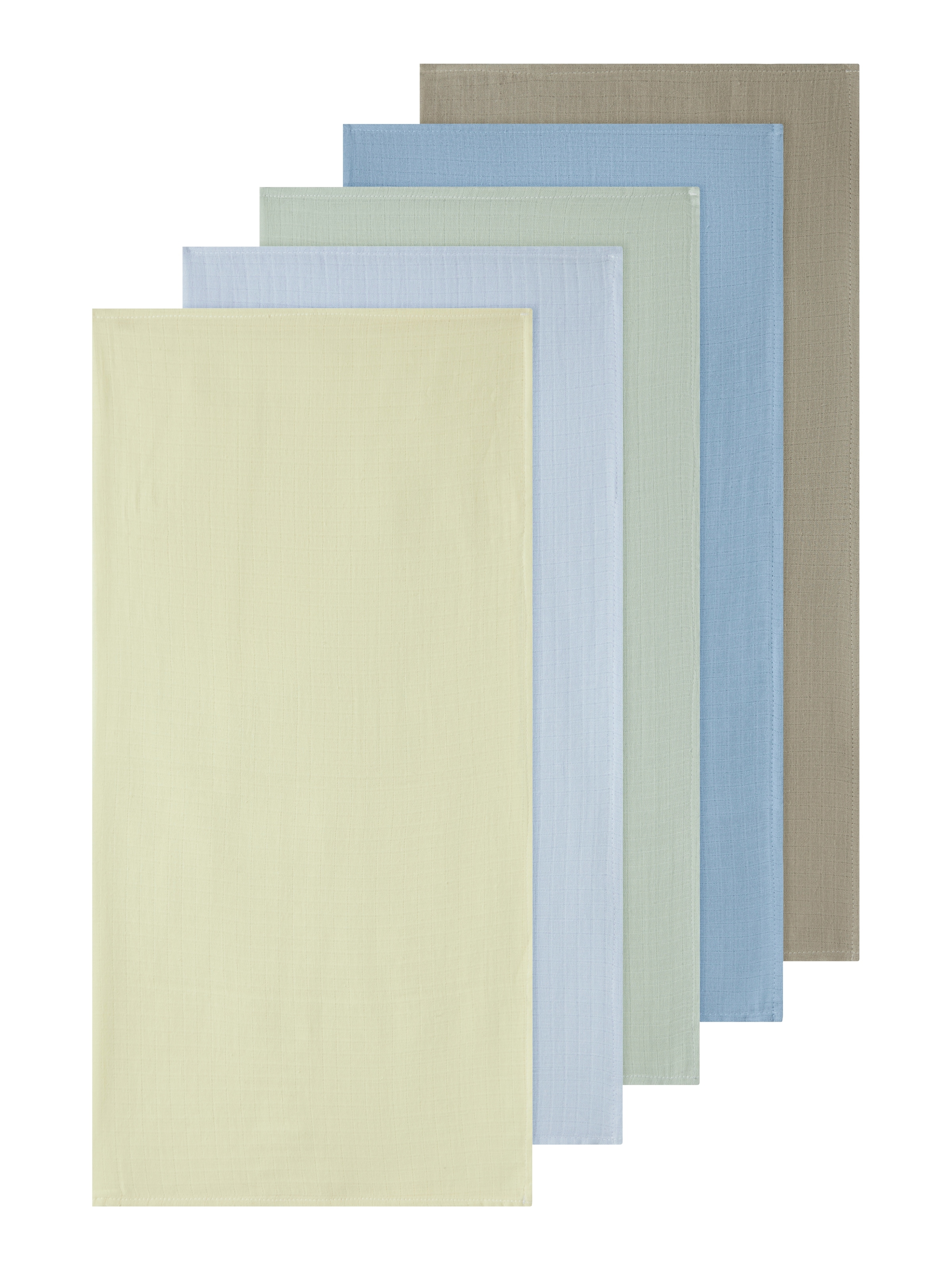 Name It Multifunktionstuch »NBNOHAPPY 5P NAPPIES LNOOS« 5 Stk. Baumwolle, Spucktuch
