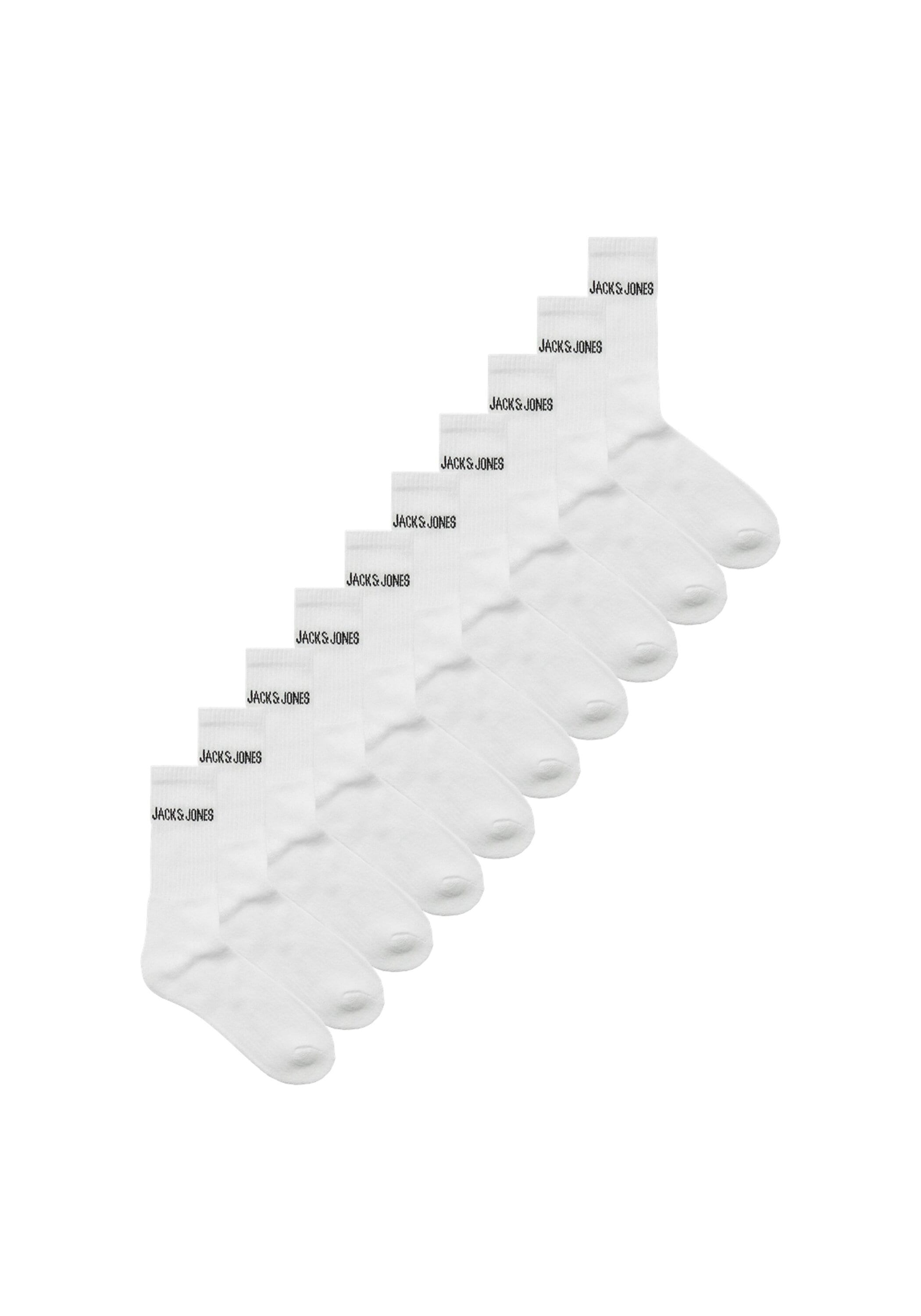 Jack & Jones Kurzsocken »Socken JACREGEN TENNIS SOCKS 10 PACK JNR LN 10er Pack«