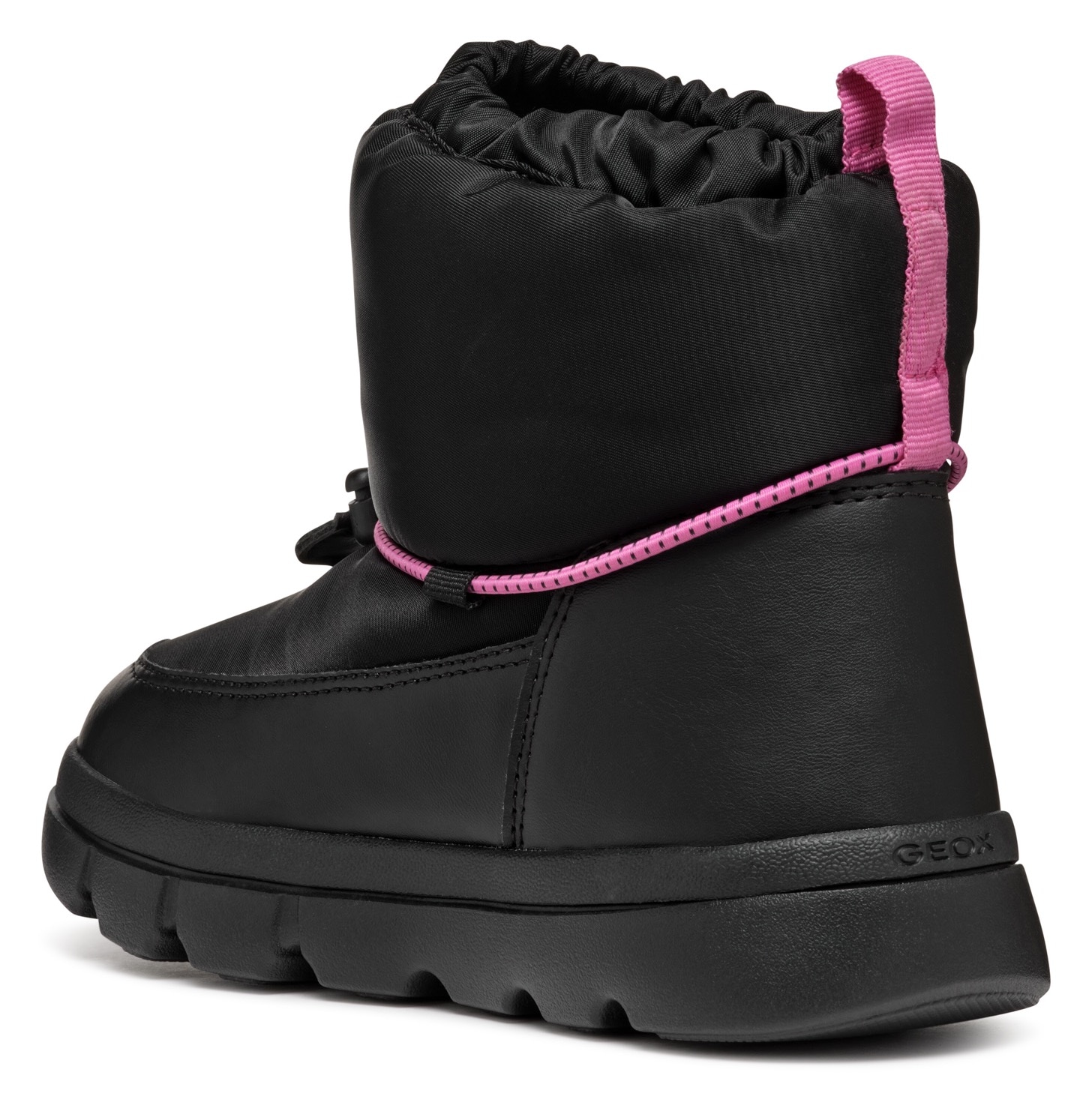 Geox Winterboots »J WILLABOOM GIRL B ABX«, Klettstiefel, Babystiefel Snowboots mit Schnellverschluss