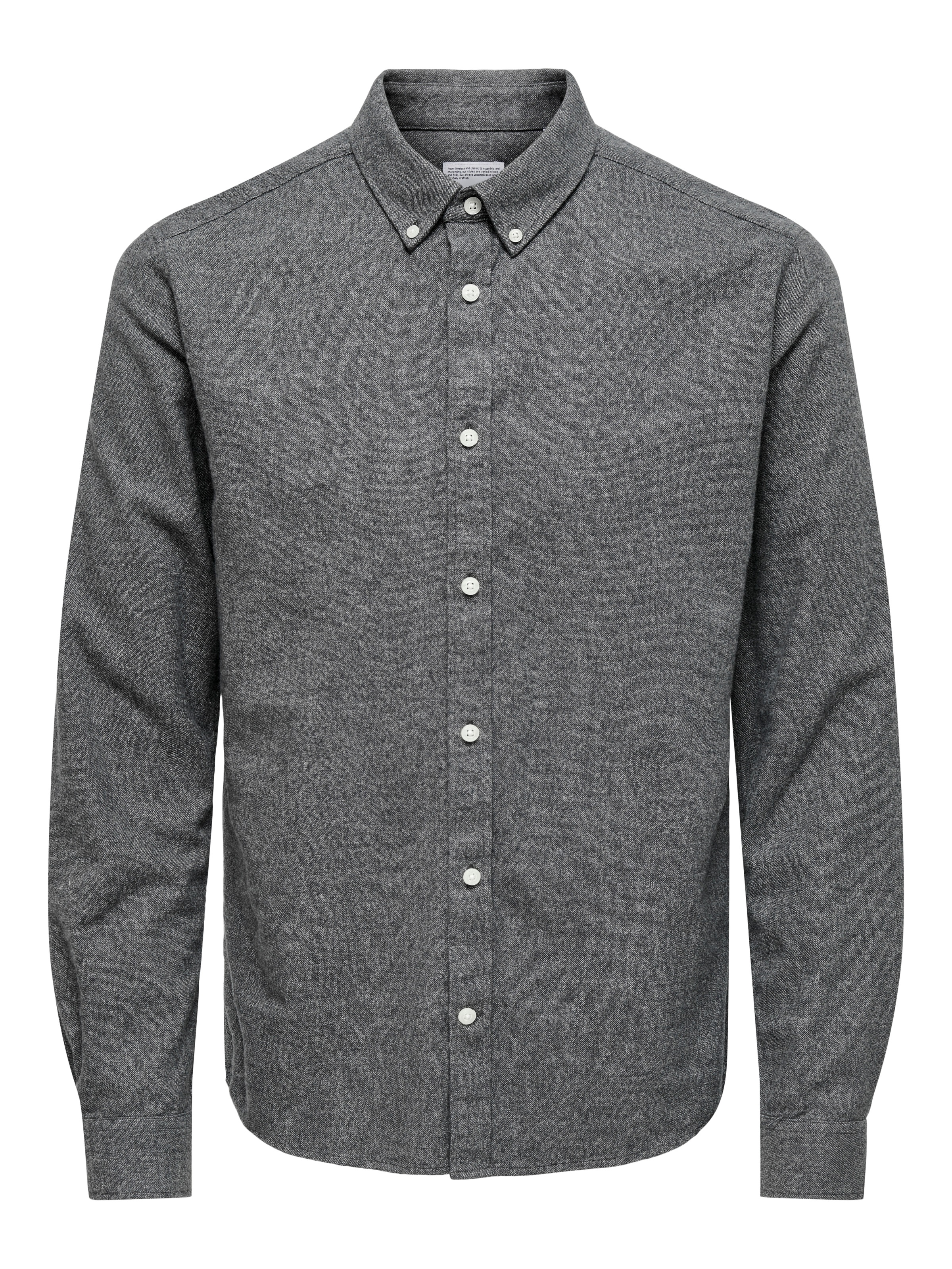 ONLY & SONS Langarmhemd »ONSNIKOLA LS MELANGE SHIRT OTL«