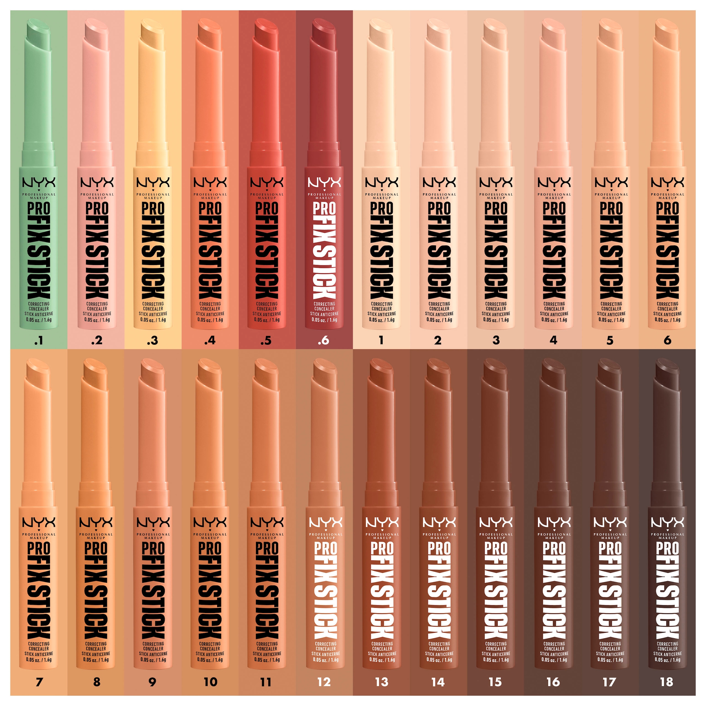 NYX Concealer »NYX Professional Makeup Fix Stick Classic Tan«, mit Hyaluron