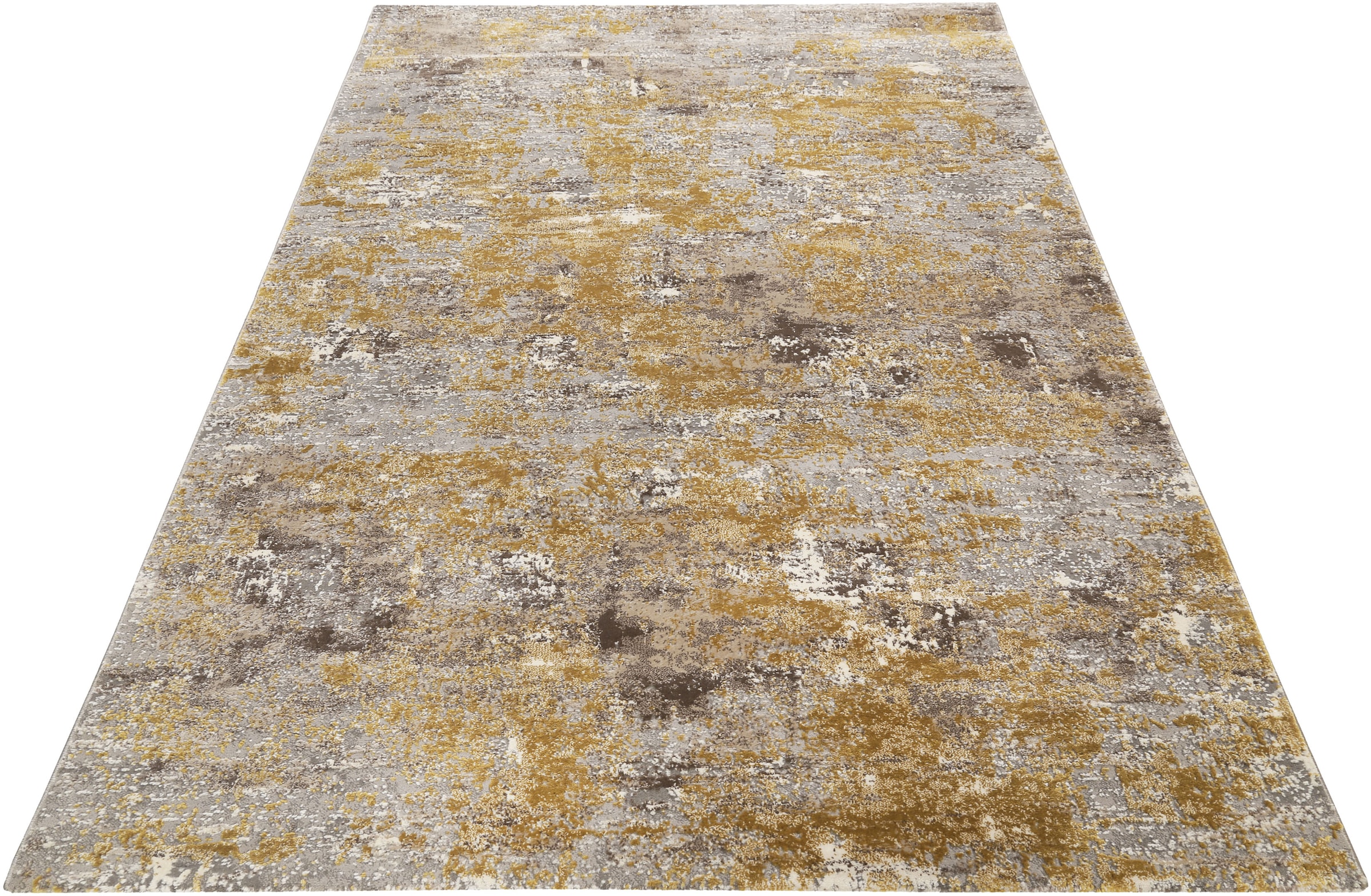 Esprit Teppich »Vintage Feels,  ESP-23678«, rechteckig, 12 mm Höhe, dichter Kurzflor, Hoch Tief Struktur, Wohnzimmer