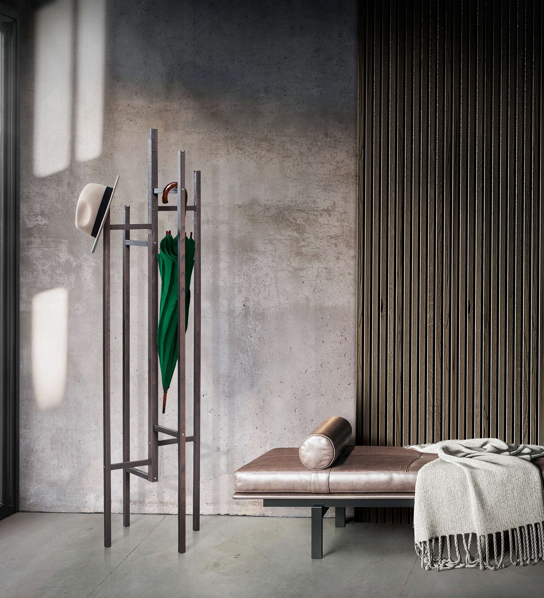 Woodman Garderobenständer »Eigen«, im skandinavian Design, aus keilverzinkter massiver Buche