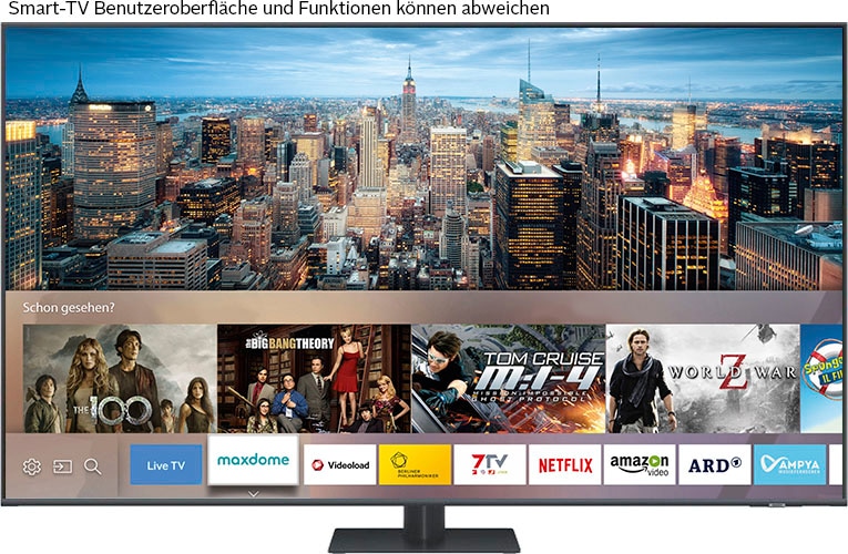 214 | 3 ➥ Smart-TV, Jahre 4K,Quantum HDR,Gaming Zoll, Quantum Prozessor LED-Fernseher, UNIVERSAL Hub cm/85 XXL Samsung Garantie