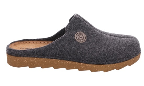 Rohde Pantoffel »FOGGIA-H«, Hausschuh, Clog, Schlappen mit Label