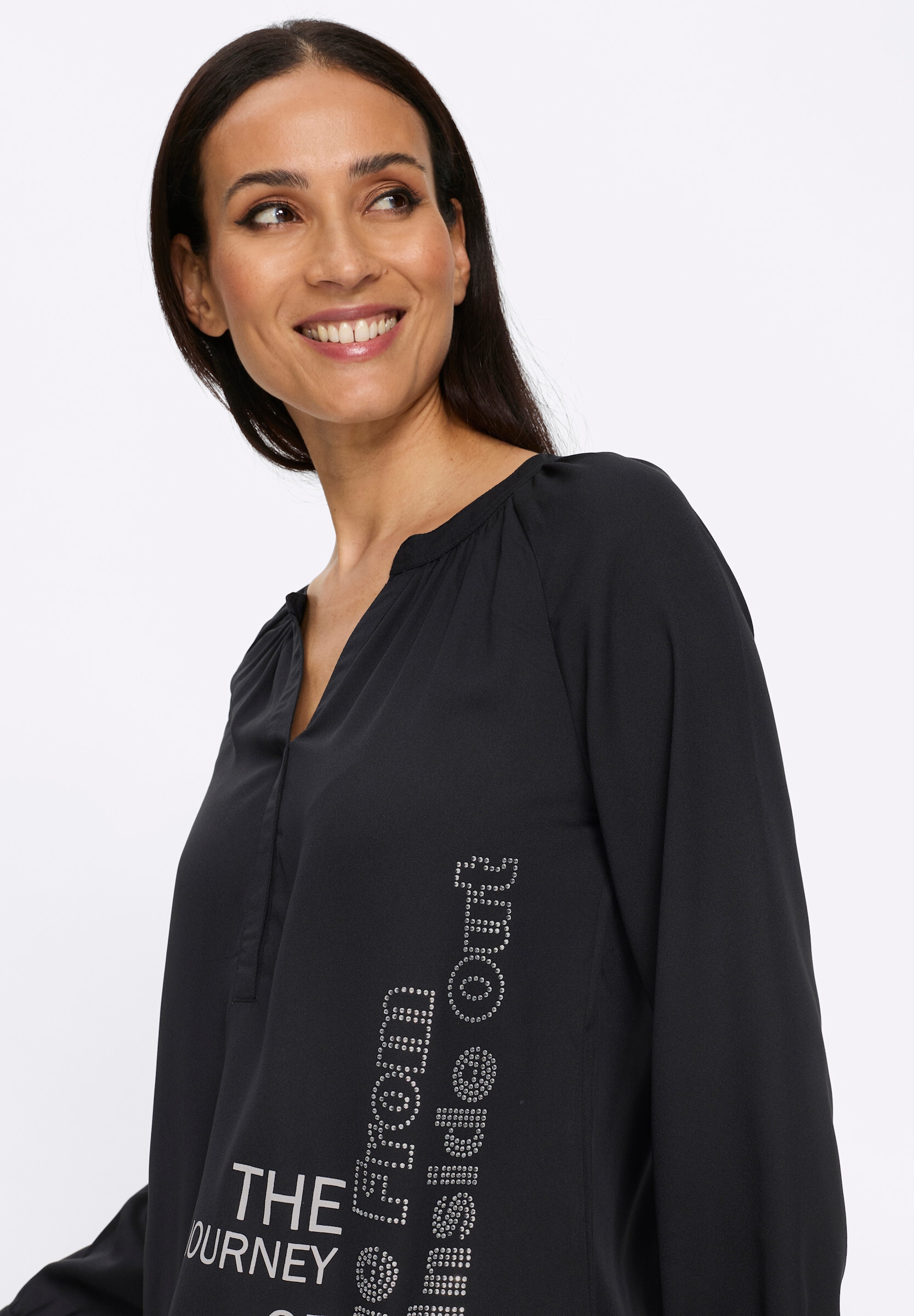 heine Schlupfbluse »Bluse Schlupfbluse mit Schriftzug«