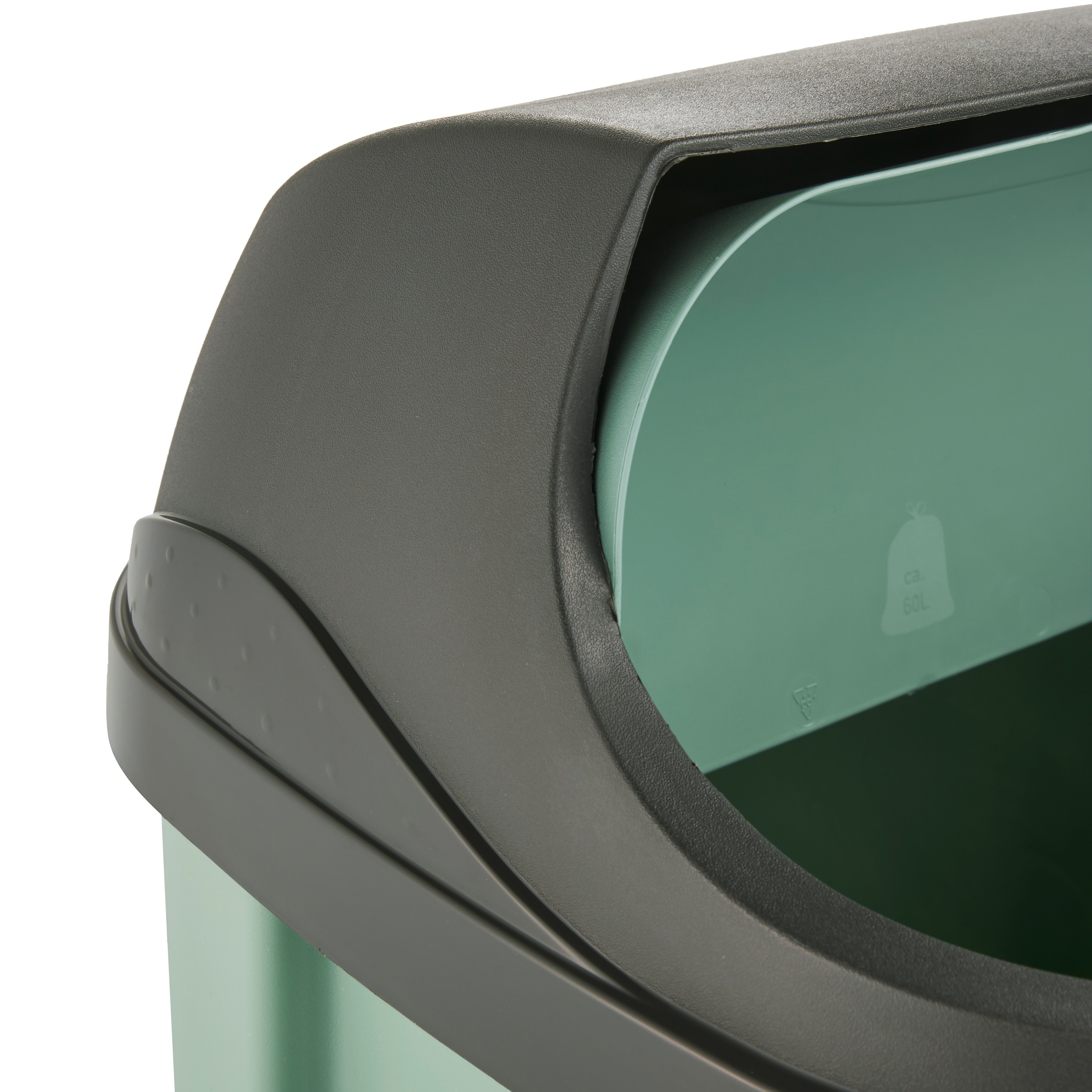 keeeper Mülleimer »rasmus, Abfallbehälter mit Rolldeckel« 1 Behälter 50 l, Made in Europe, 39 x 29,5 x 67,5 cm