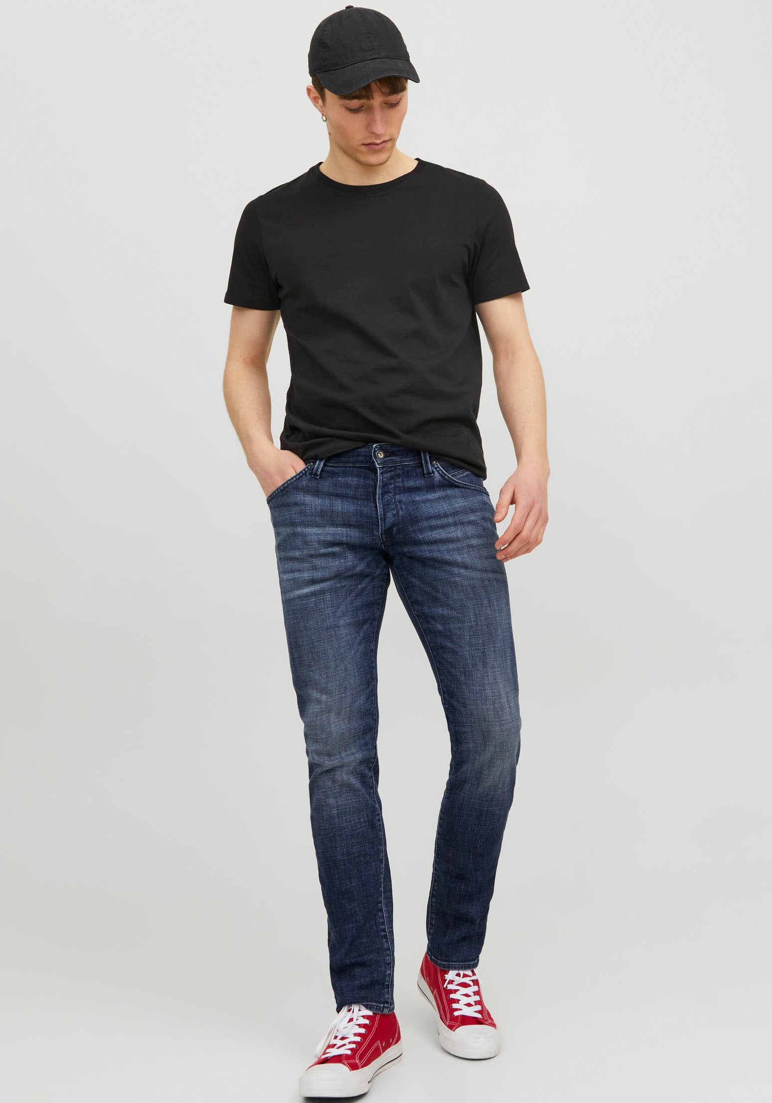 Jack & Jones Slim-fit-Jeans »JJIGLENN JJFOX JOS 047 50SPS«