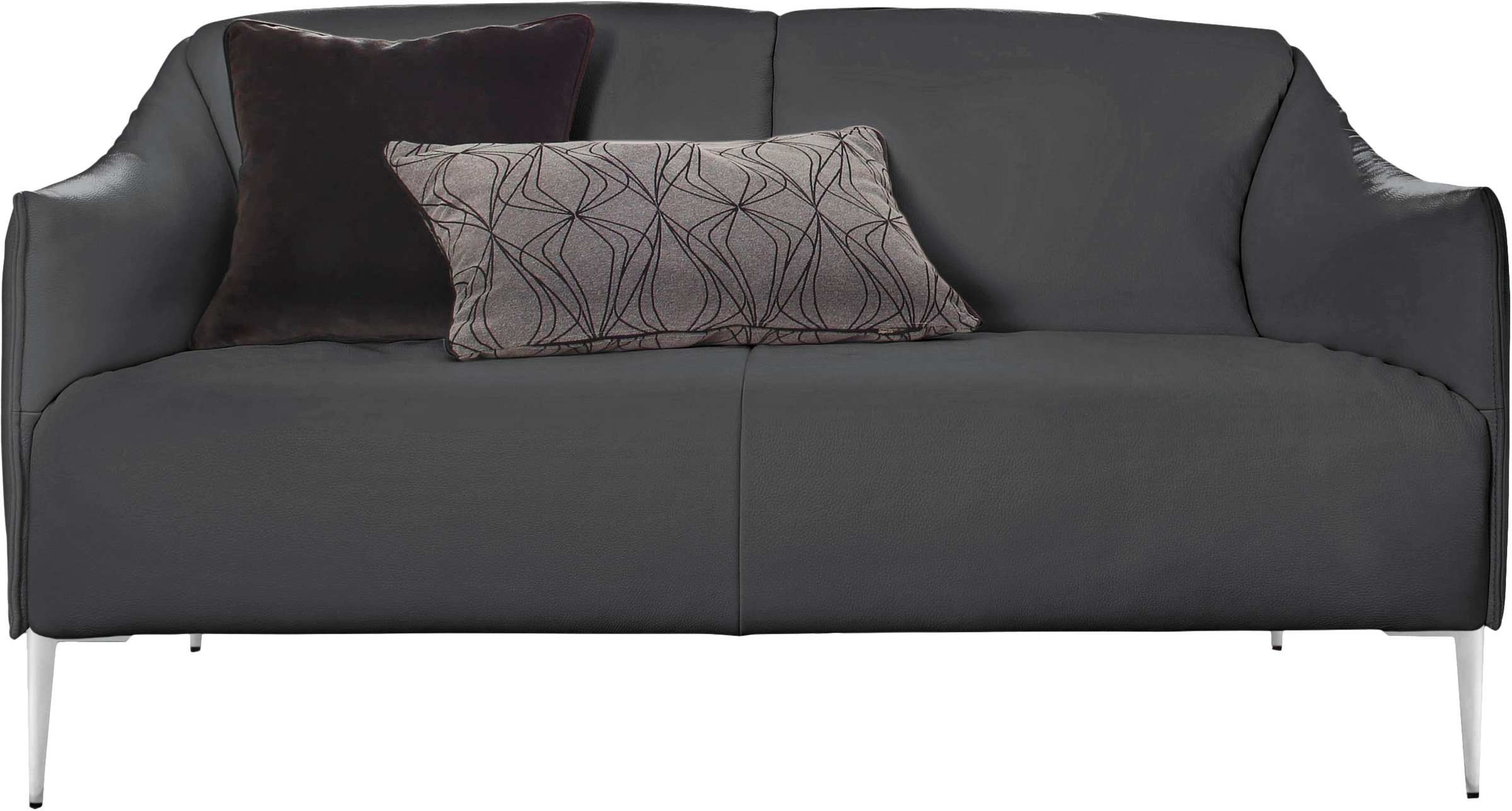 W.SCHILLIG 2-Sitzer »sally«, mit Metallfüßen in Chrom glänzend, Breite 154 cm