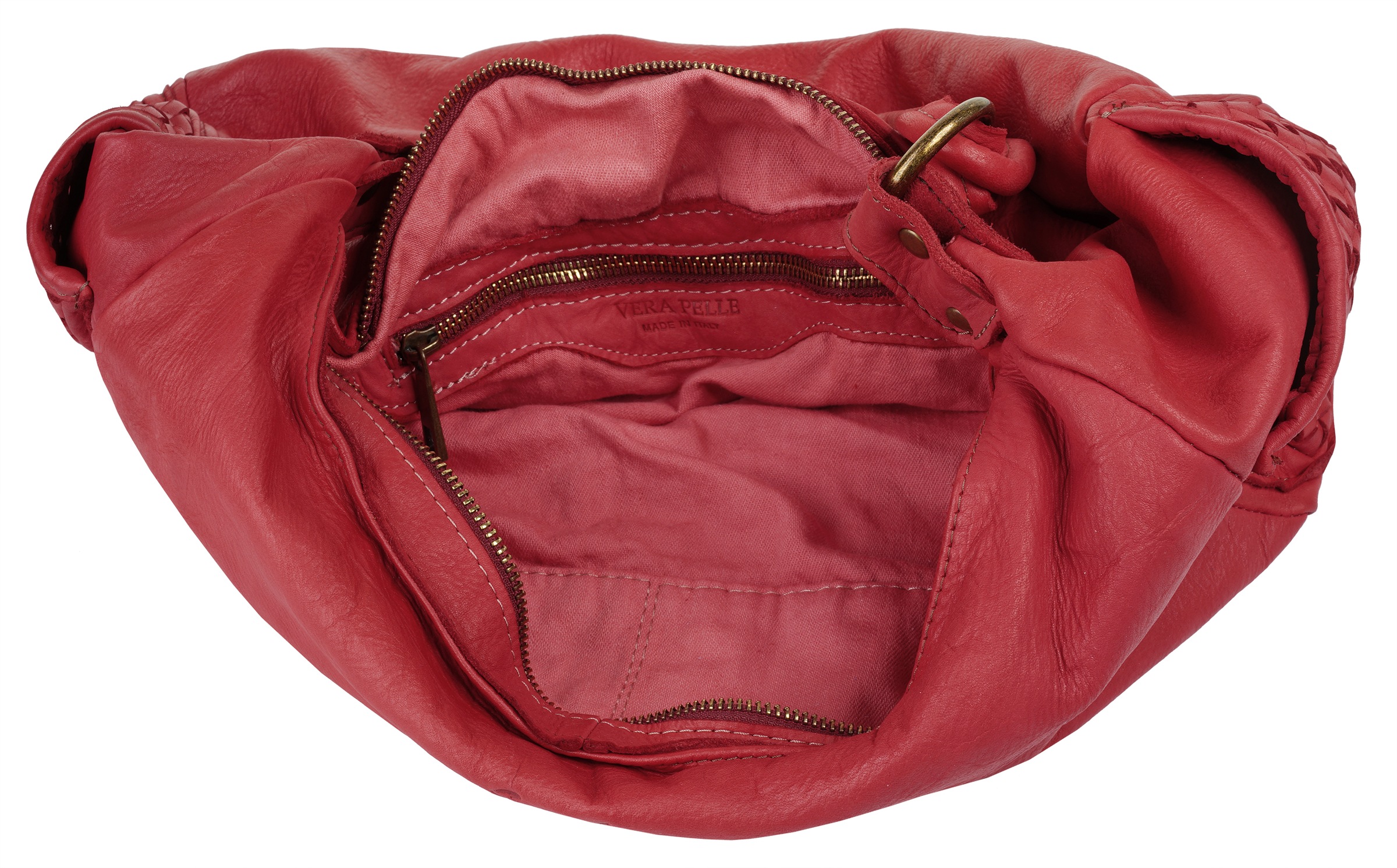 Samantha Look Henkeltasche, echt Leder, Made in Italy