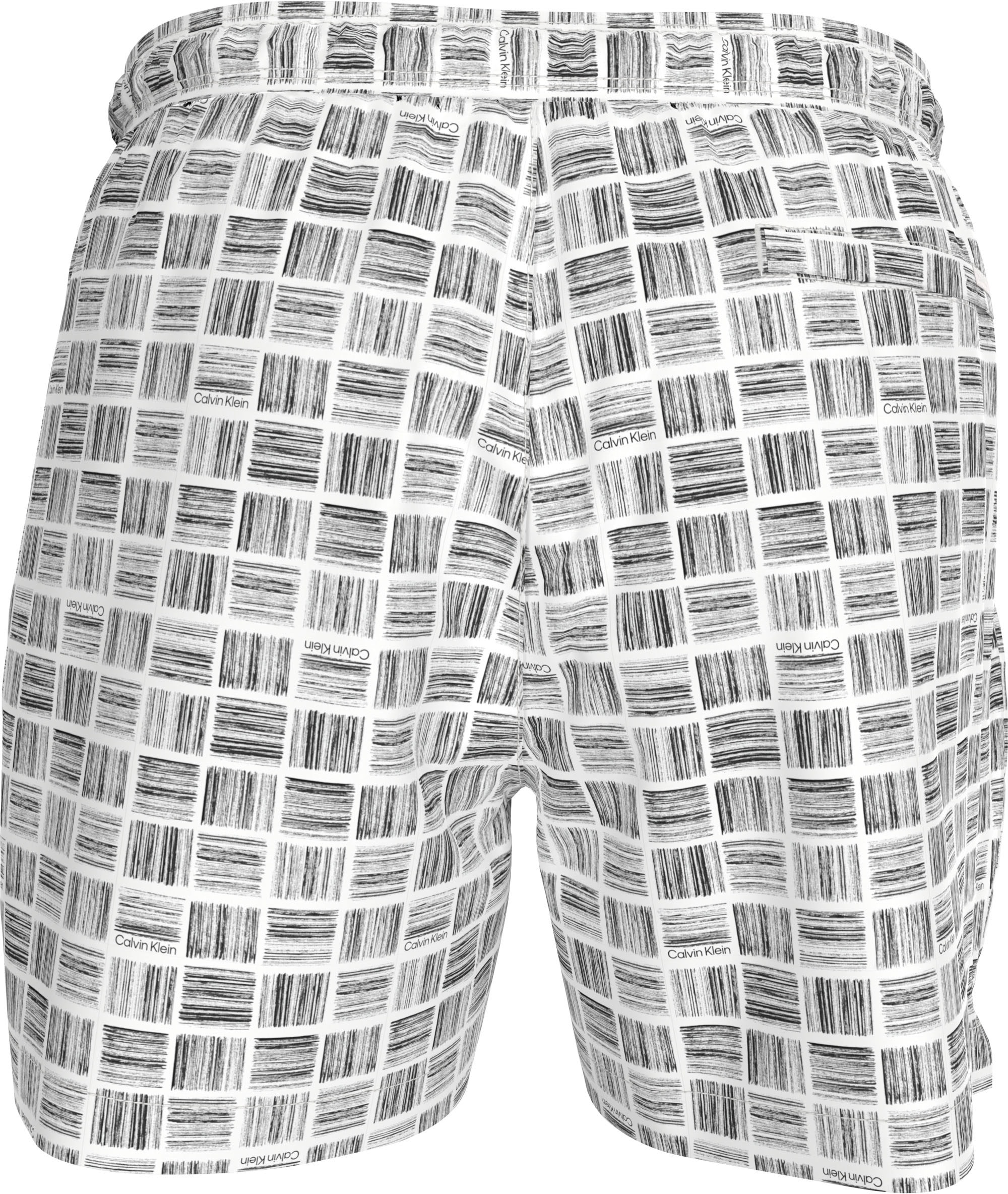 Calvin Klein Swimwear Badeshorts »MEDIUM DRAWSTRING-PRINT«, mit Alloverprint