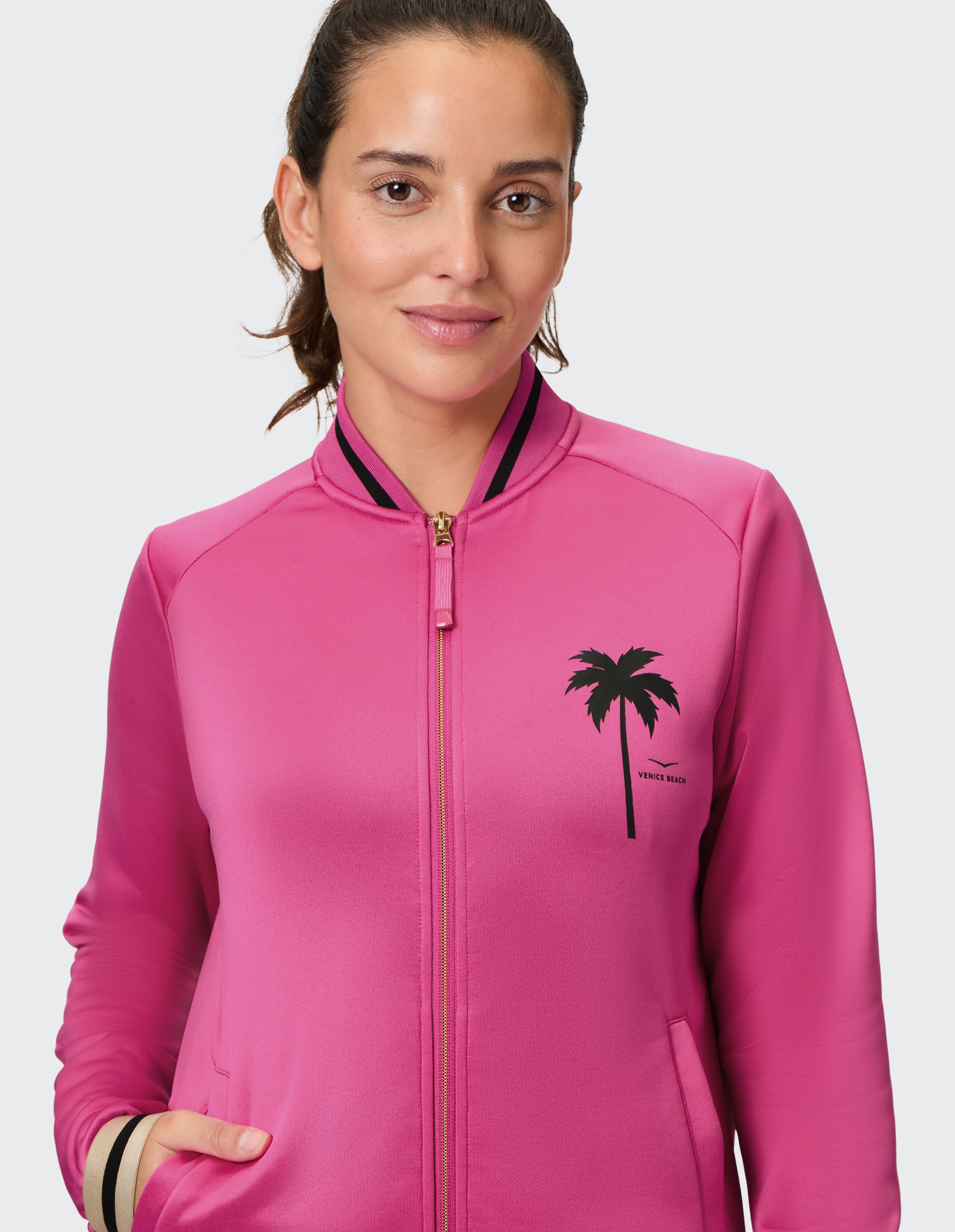 Venice Beach Sweatjacke »BOMBERJACKE MONICA«