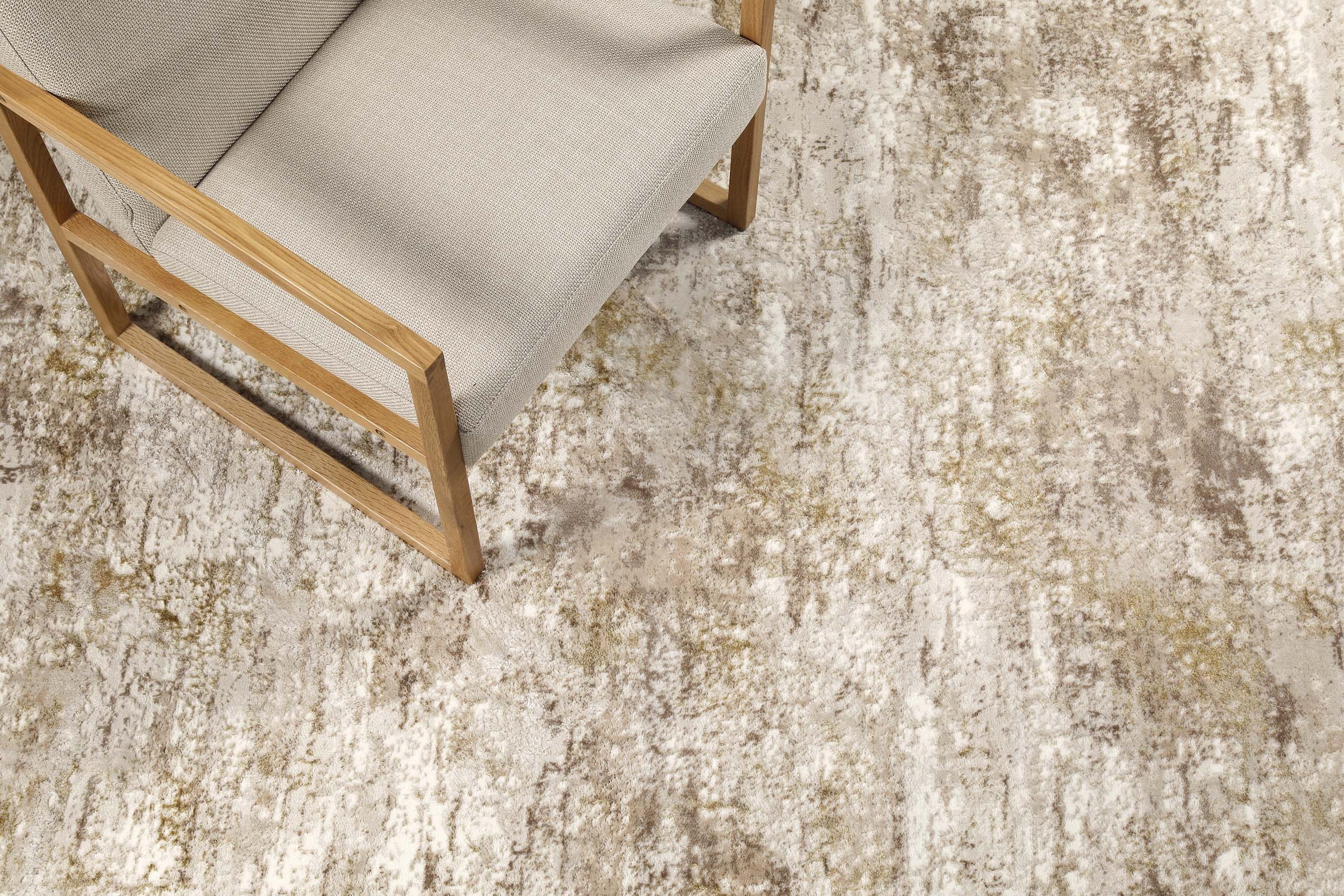 OTTO home Teppich »Aeliana«, rechteckig, 12 mm Höhe, weicher Kurzflor, Hoch Tief, Skandi, Vintage, Wohnzimmer, Schlafzimmer