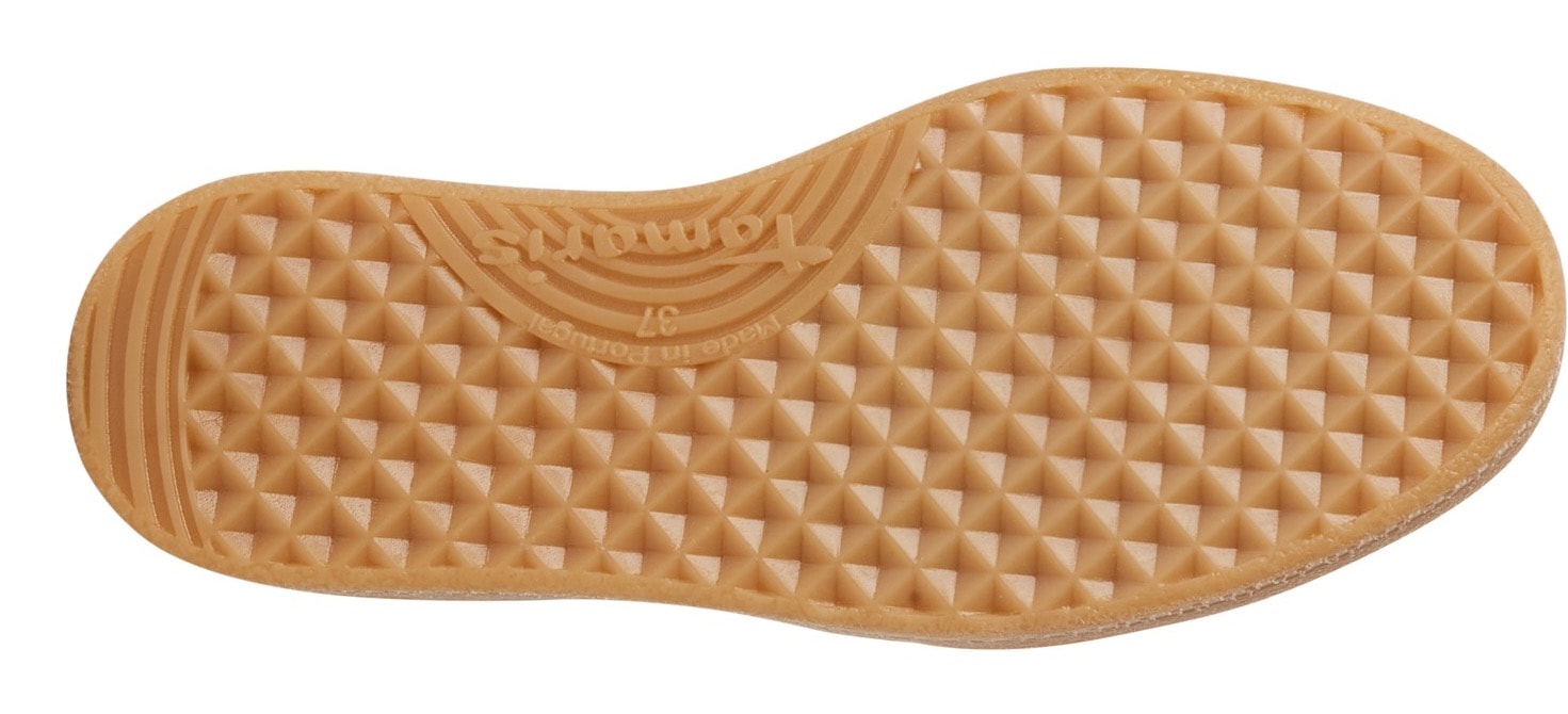 Tamaris Plateausneaker, Freizeitschuh, Halbschuh, Schnürschuh mit gepolstertem Schaftrand
