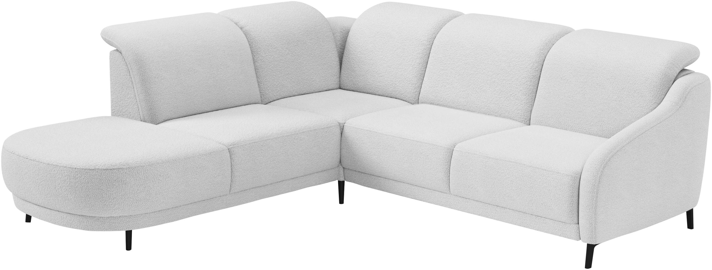 sit&more Ecksofa »Blues L-Form«, wahlweise mit Klapptisch und USB
