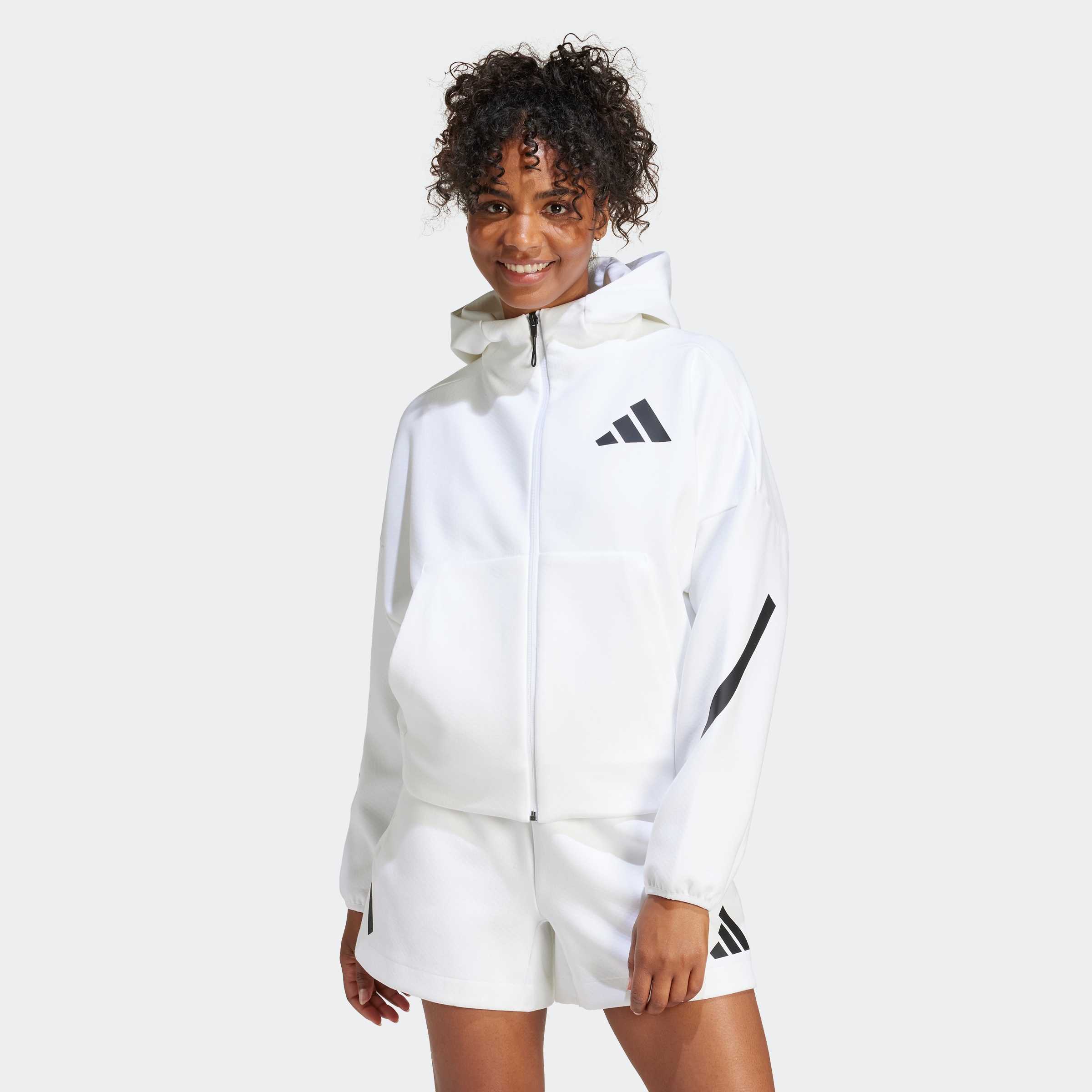 adidas Sportswear Kapuzensweatshirt »W Z.N.E. FZ«