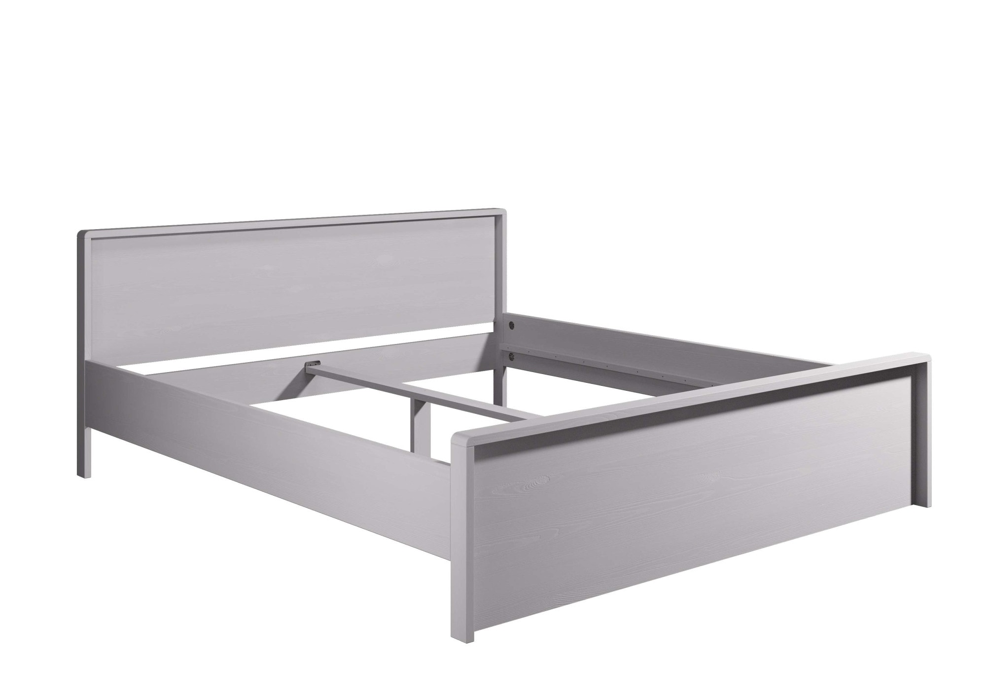 Home affaire Massivholzbett »Luven, hohe Belastbarkeit! FSC® zertifiziertes Massivholz«, (Breite/Belastbarkeit 180cm/220 KG, 140cm/180 KG), aus massiver Kiefer im schlichten Design