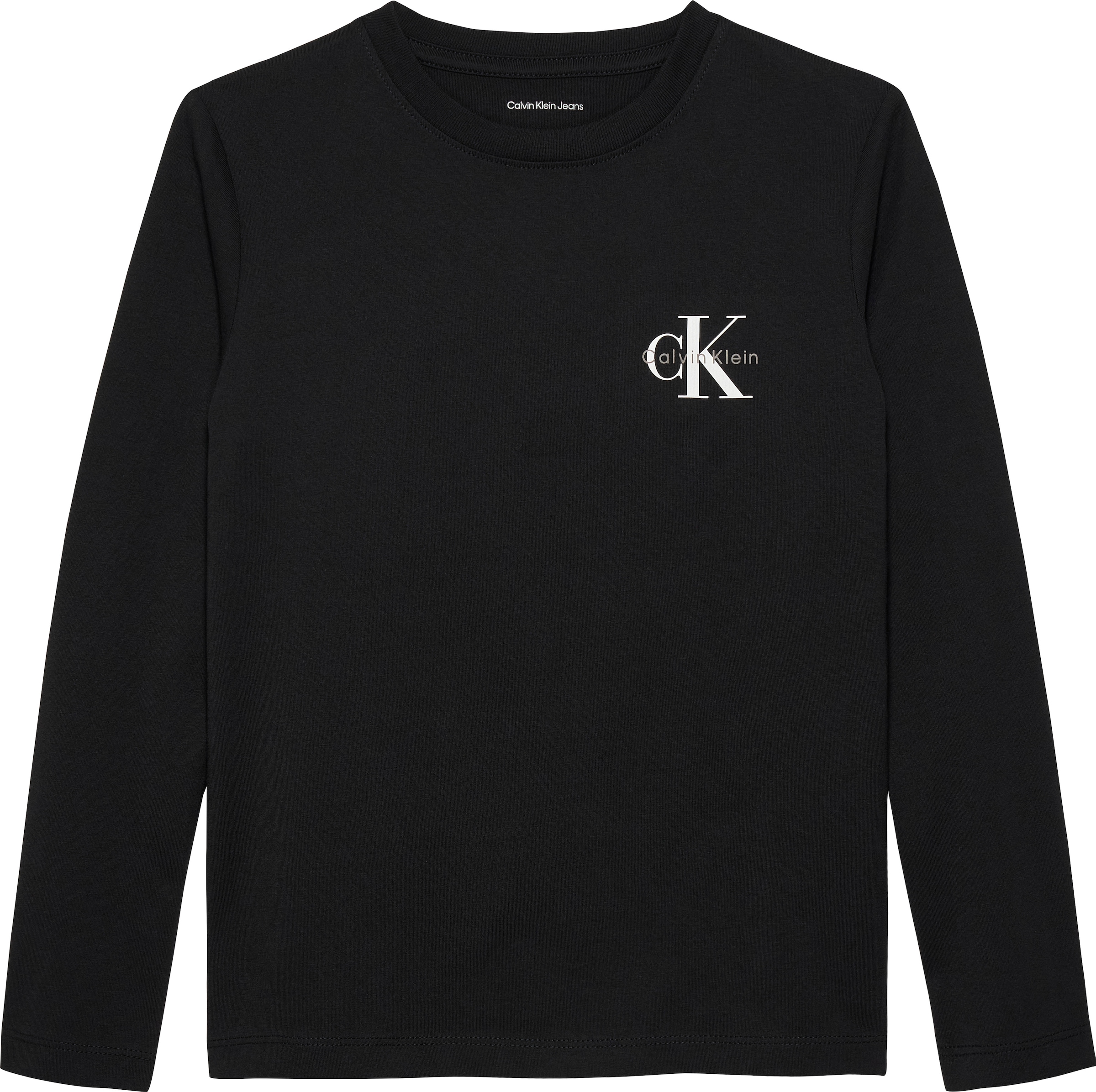 Calvin Klein Jeans Langarmshirt »CHEST MONOLOGO LS T-SHIRT«, für Kinder bis 16 Jahre, Logo-Druck