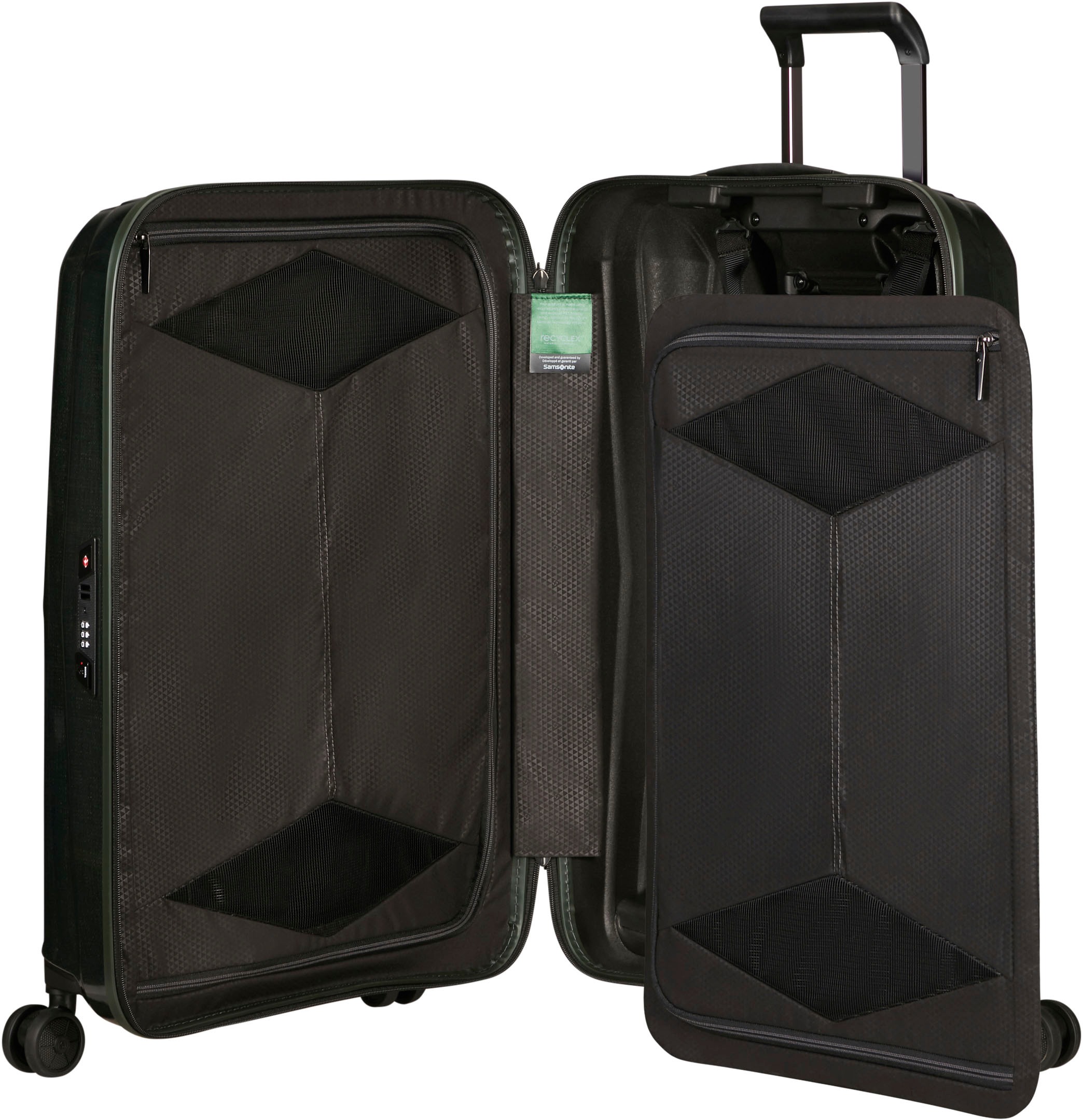 Samsonite Hartschalen-Trolley »MAJOR-LITE, verschiedene Größen und Farben«, 4 Rollen, Reisekoffer Volumenerweiterung bei S Reisegepäck Made in Europe