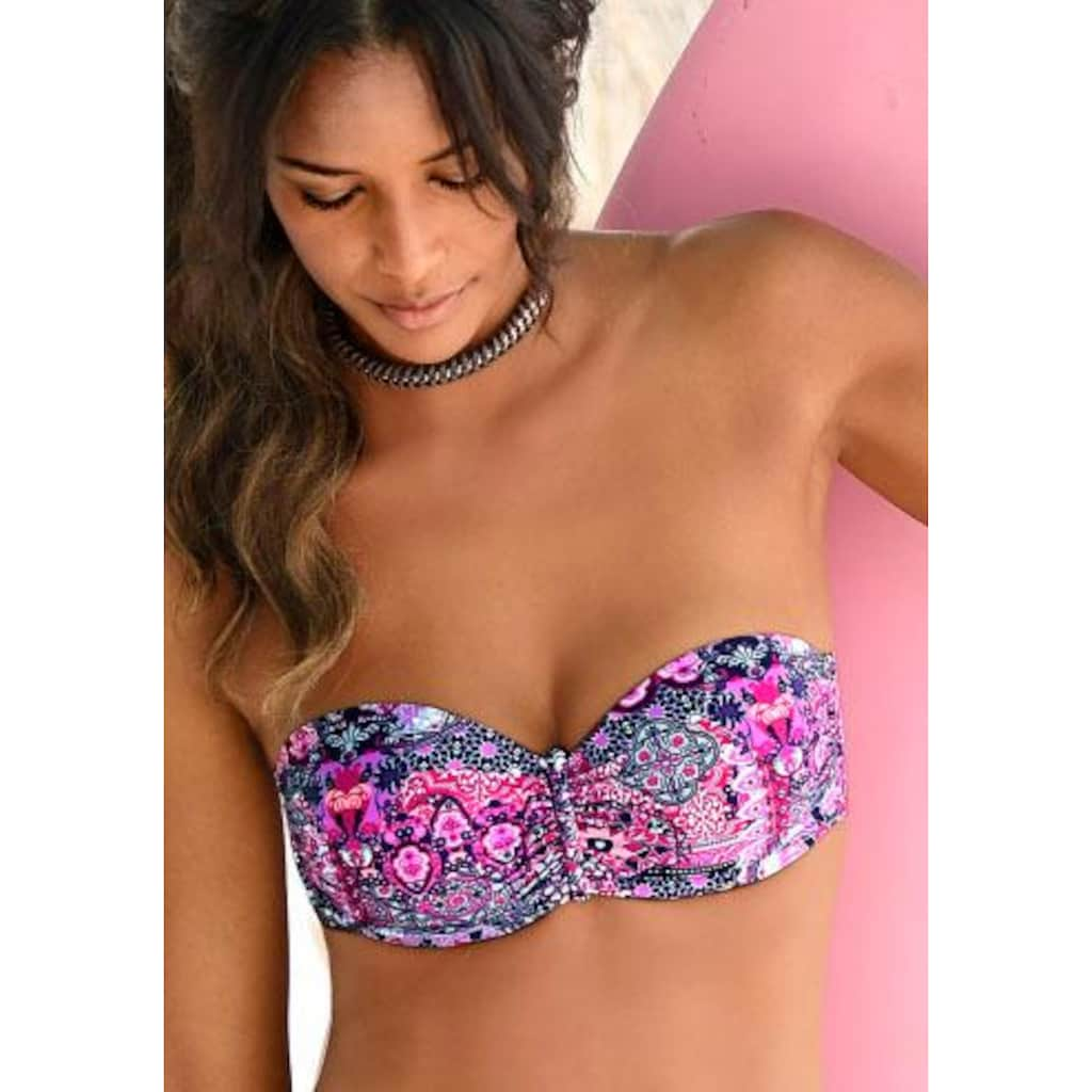 Buffalo Bandeau-Bikini-Top »Shari«, mit Paisleydruck