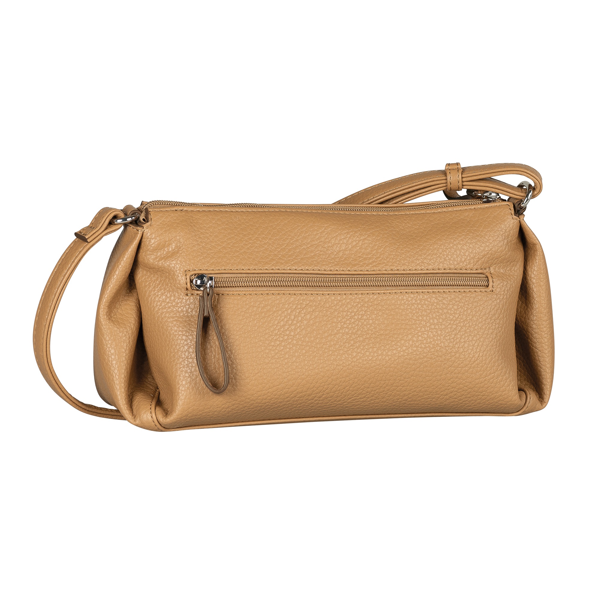 TOM TAILOR Umhängetasche »Cassia« leicht genarbtes Lederimitat mit ausgefeiltem Schnitt für viel Volumen