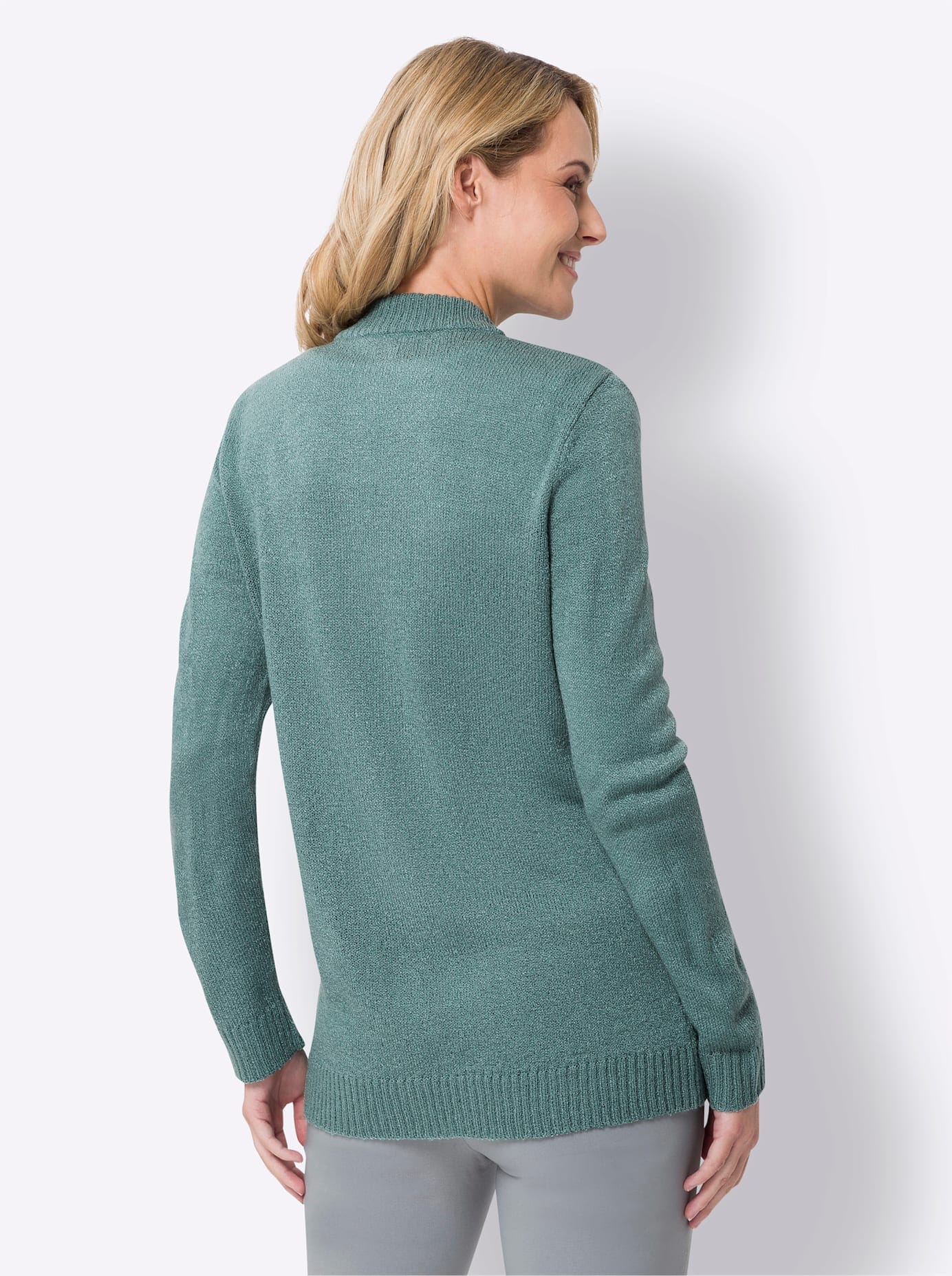 Classic Basics Longstrickjacke