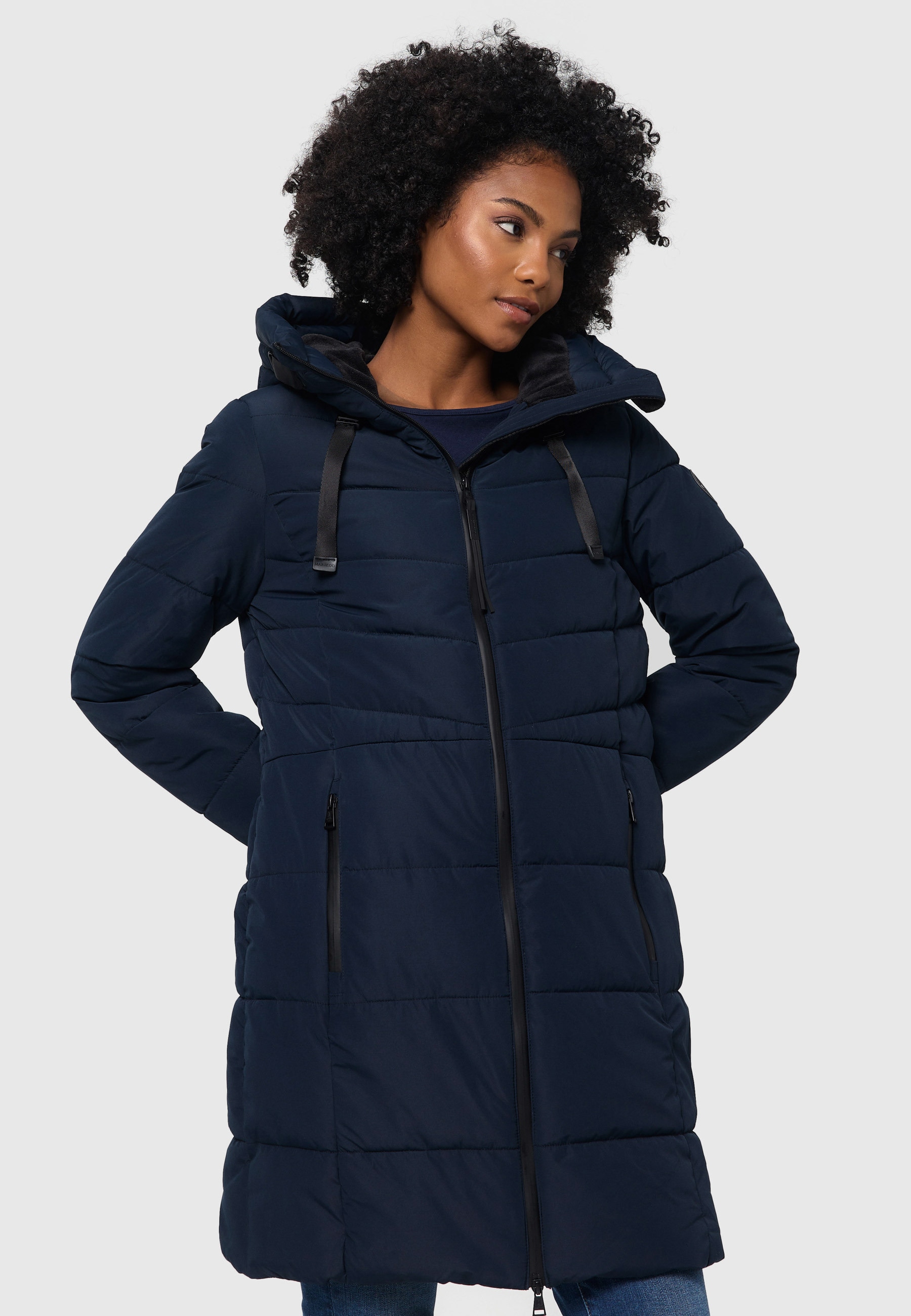 Marikoo Winterjacke »Marikoo Natsukoo Damen Winter Steppjacke lang B978«