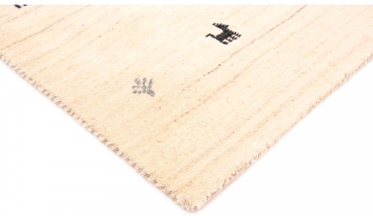 carpetfine Wollteppich »Gabbeh Uni, auch als Läufer erhältlich«, rechteckig, 15 mm Höhe, reine Wolle, handgewebt, Gabbeh Loom Tiermotiv, große Farbauswahl
