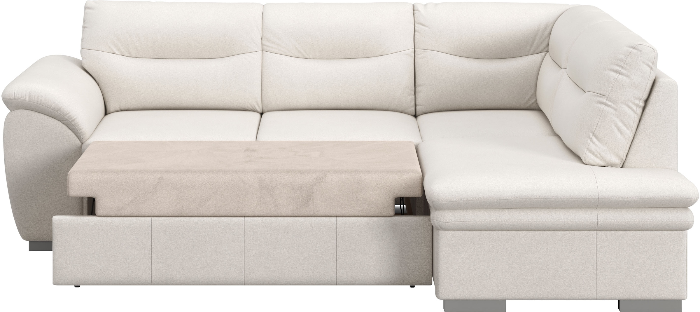 COTTA Ecksofa »Leandra L-Form«, wahlweise mit Bettfunktion & Bettkasten
