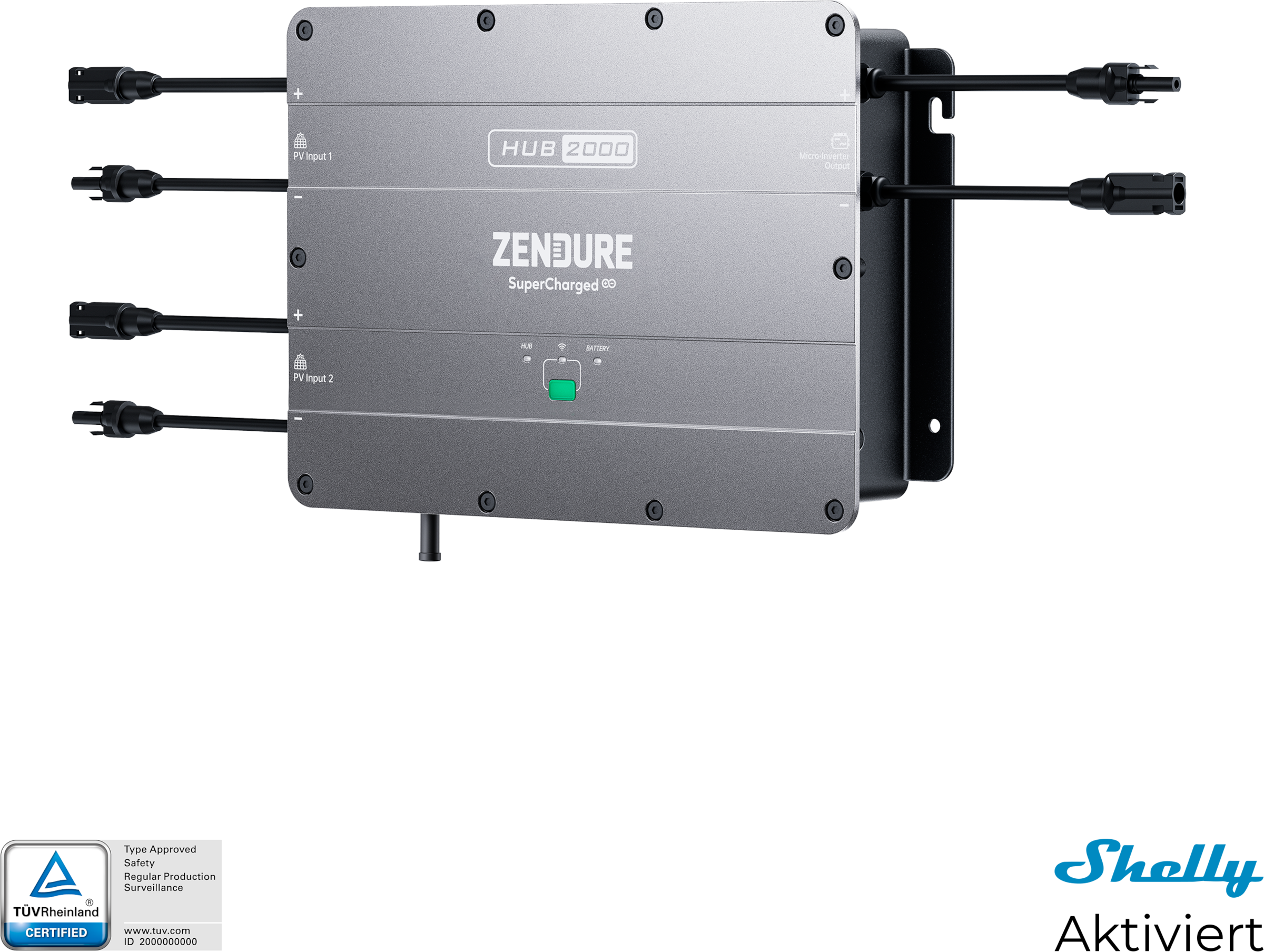 Technaxx Balkonkraftwerk »Zendure ZDHUB2000«, Ergänzung für Balkonkraftwerke