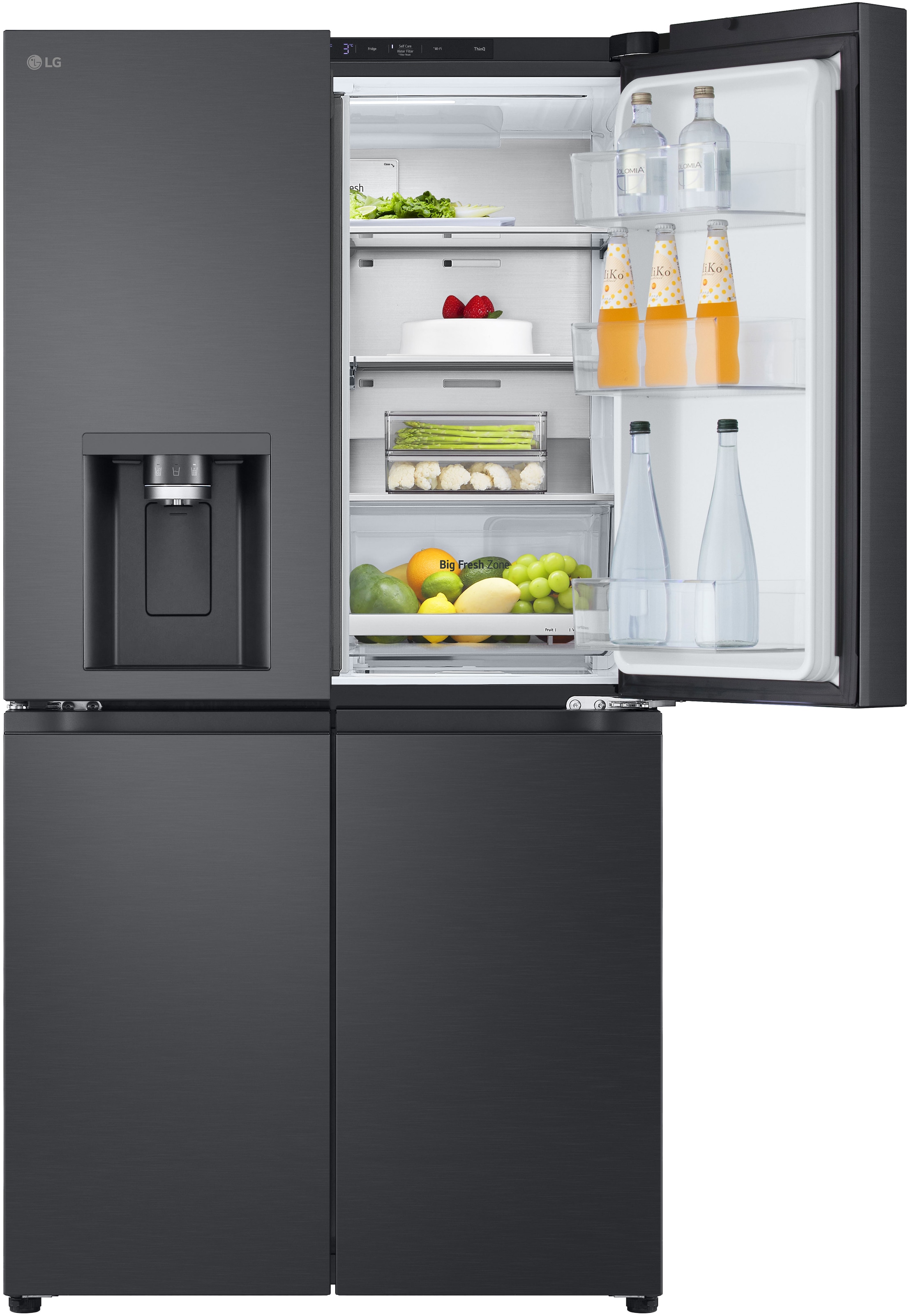 LG Multi Door L-Serie »GML960EVBE« Total No Frost, Wasser- und Eisspender, LINEARCooling