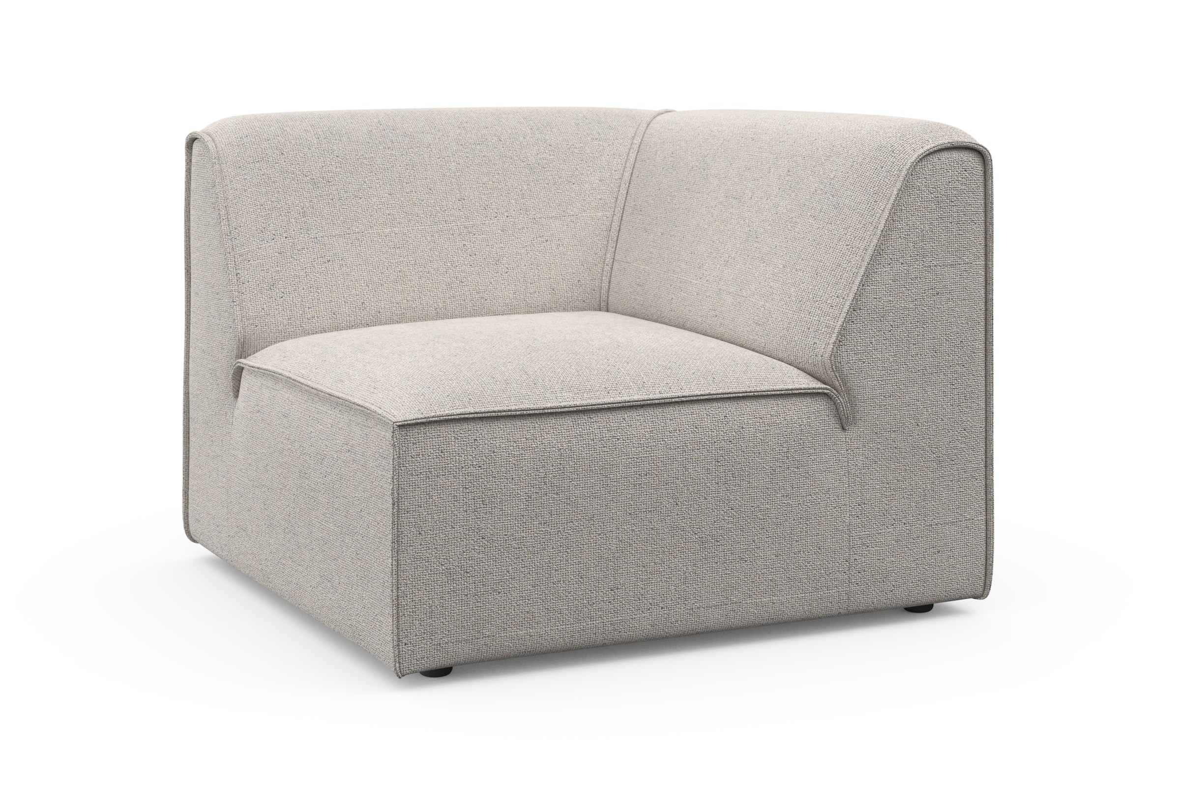 RAUM.ID Sofa-Eckelement »Merid, Sofaelement, Maße B/T/H: 97/97/46 cm«, als Modul oder separat verwendbar, für individuelle Zusammenstellung