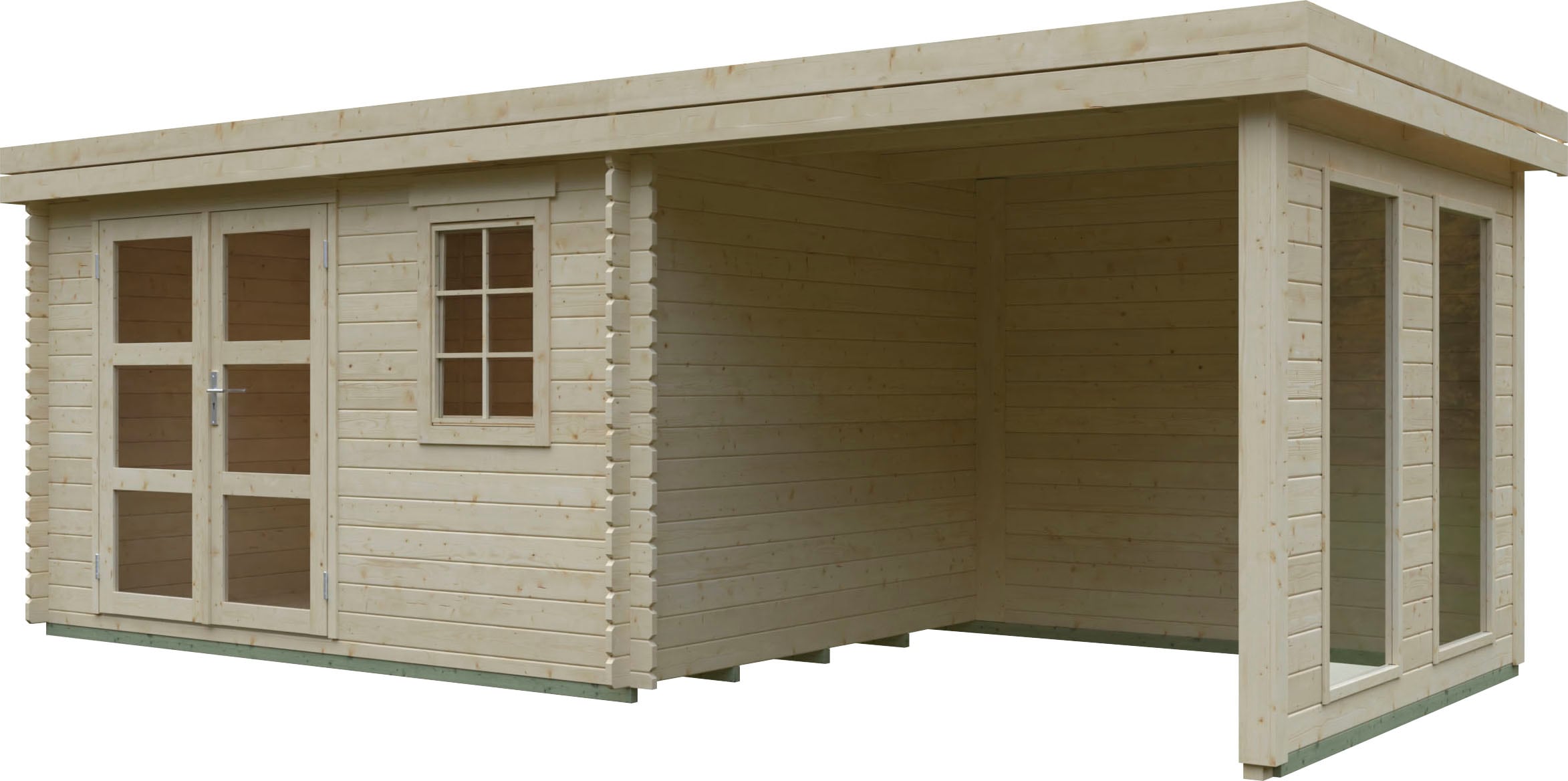 Kiehn-Holz Gartenhaus »Tollensesee«, aus naturbelassenem Fichtenholz