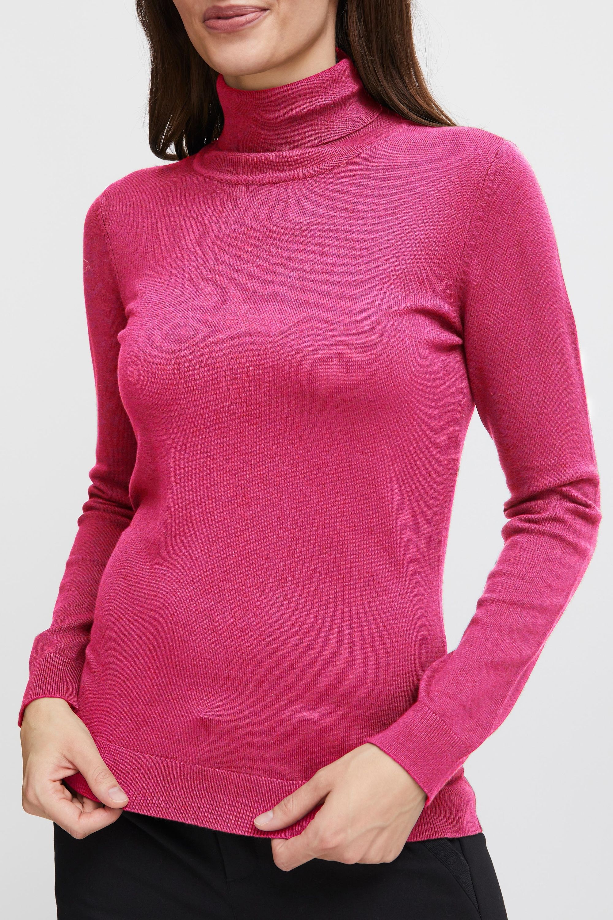 fransa Strickfleece-Pullover »Strickpullover FRBlume«
