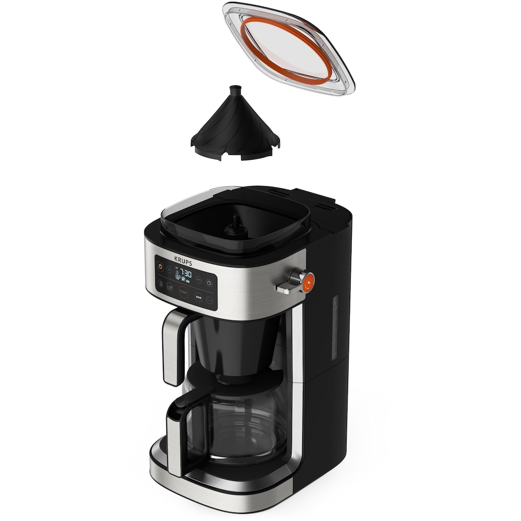 Krups Filterkaffeemaschine »KM760D Aroma Partner«, 1,25 l Kaffeekanne