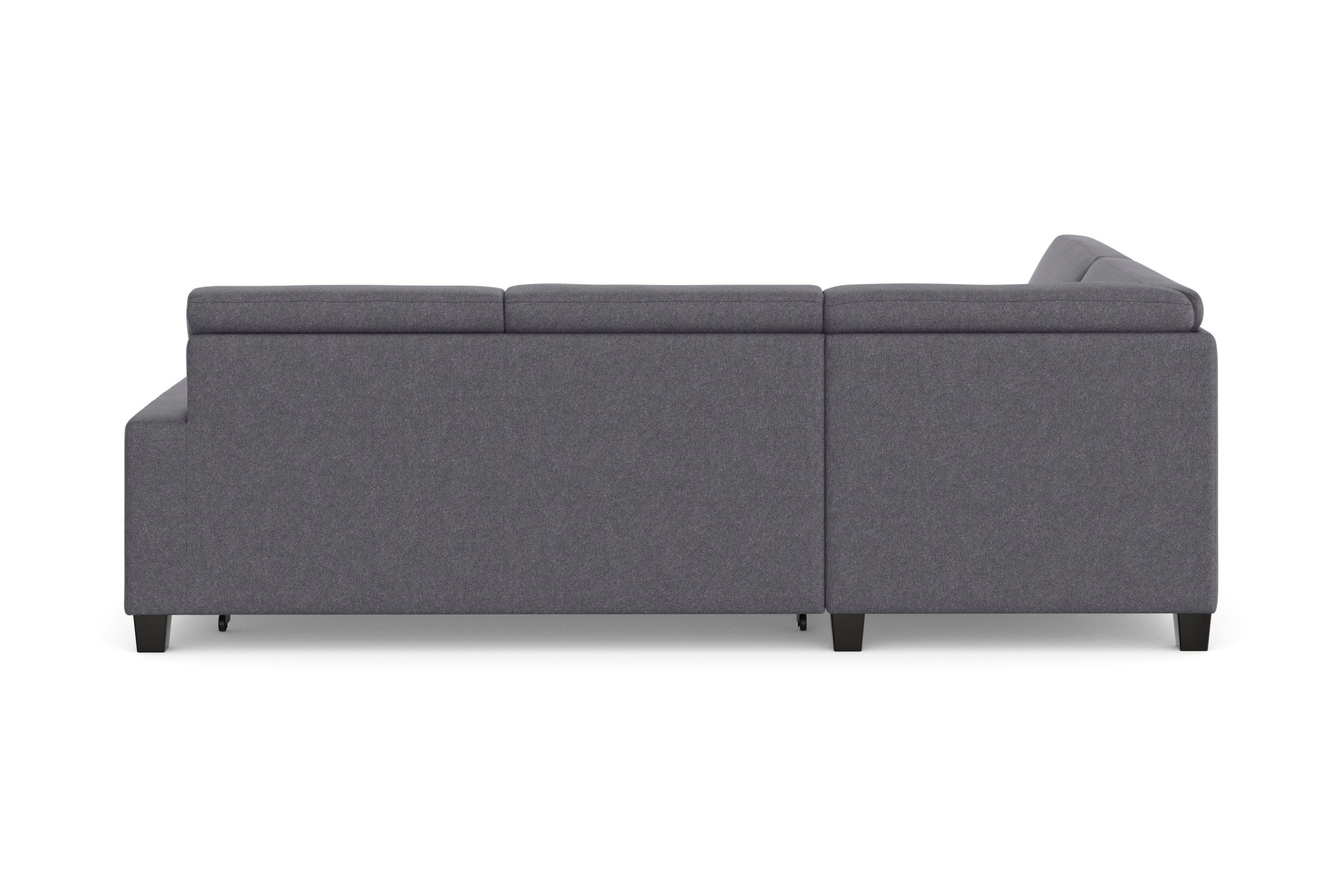 DOMO collection Ecksofa »Florentina zeitlos und elegant, Sitznähte als Designelement, L-Form«, wahlweise mit Bettfunktion, mit Kontrastnaht, Komfortsitzhöhe 47cm