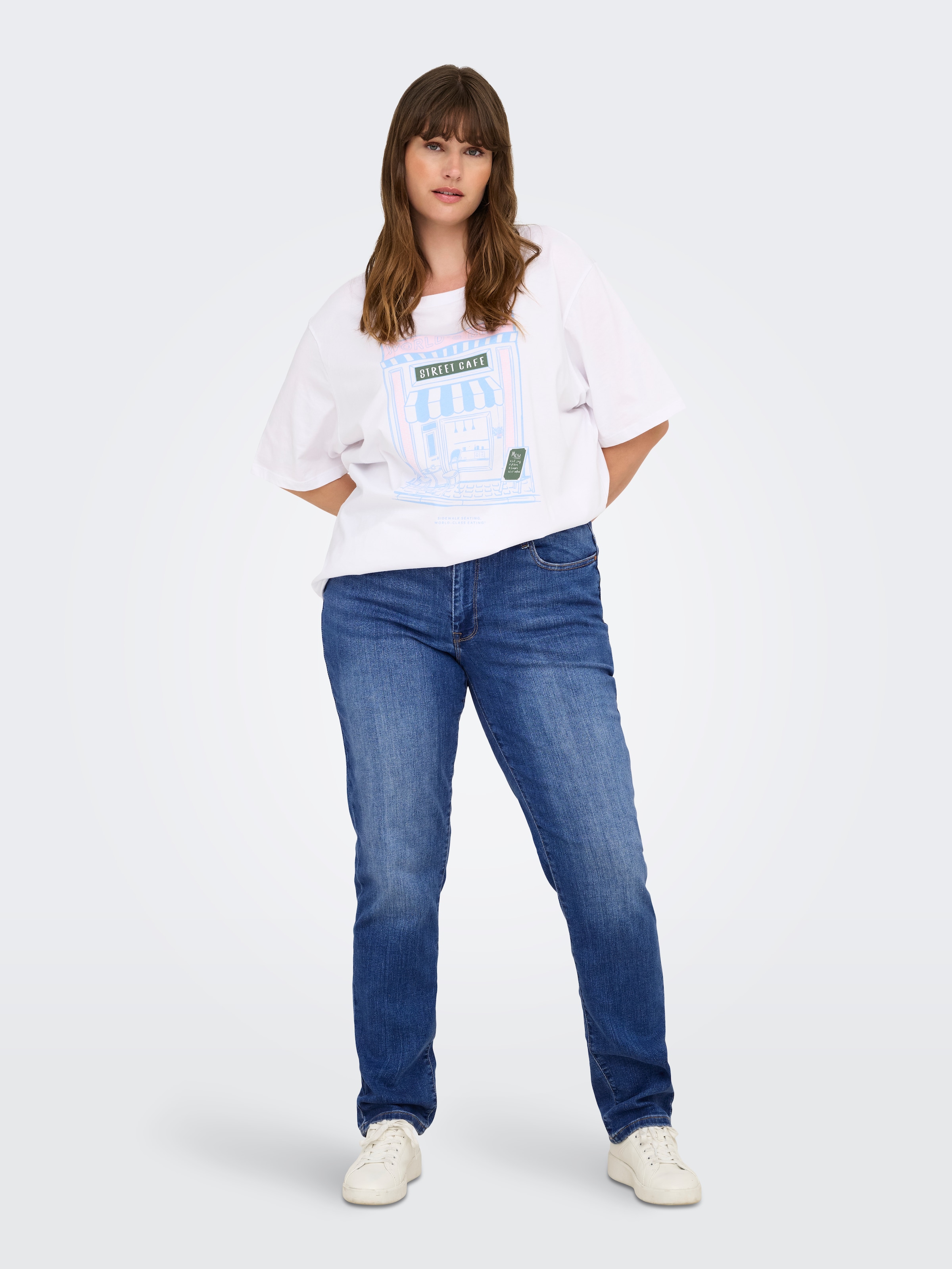 ONLY CARMAKOMA Slim-fit-Jeans »CARSUI MID SLIM DNM DIA364«