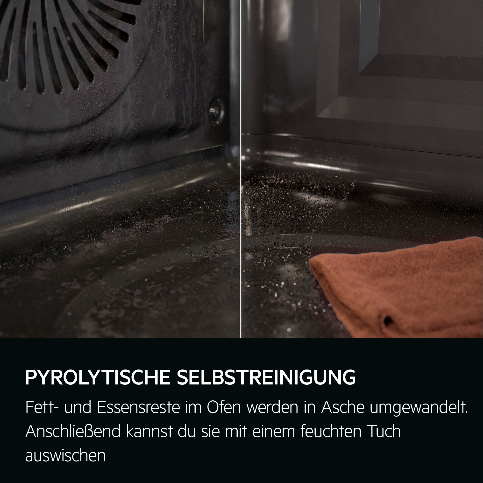 AEG Elektro-Herd-Set Serie 5000 »OO20HSPB«, Pyrolyse-Selbstreinigung, Multilevel Cooking