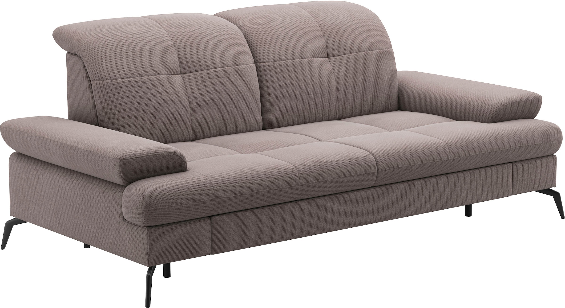 sit&more 2,5-Sitzer »Amica, inkl. Sitztiefenverstellung und Armteilverstellung«, wahlweise mit Kopfteilverstellung und Bettfunktion