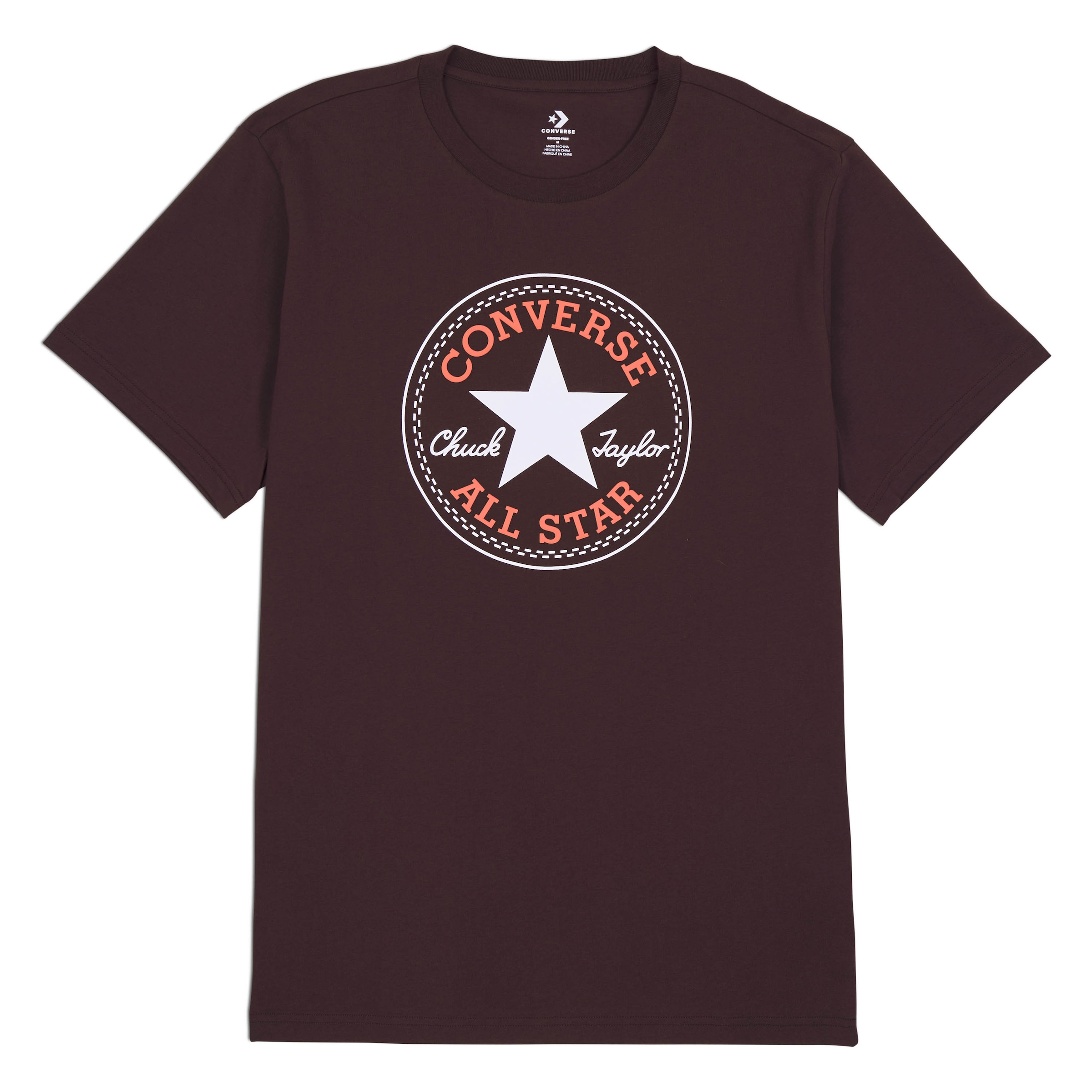 Converse T-Shirt »UNISEX CONVERSE GO-TO ALL STAR PATCH LOGO STANDARD FIT T-SHIRT«, (1 tlg.)
