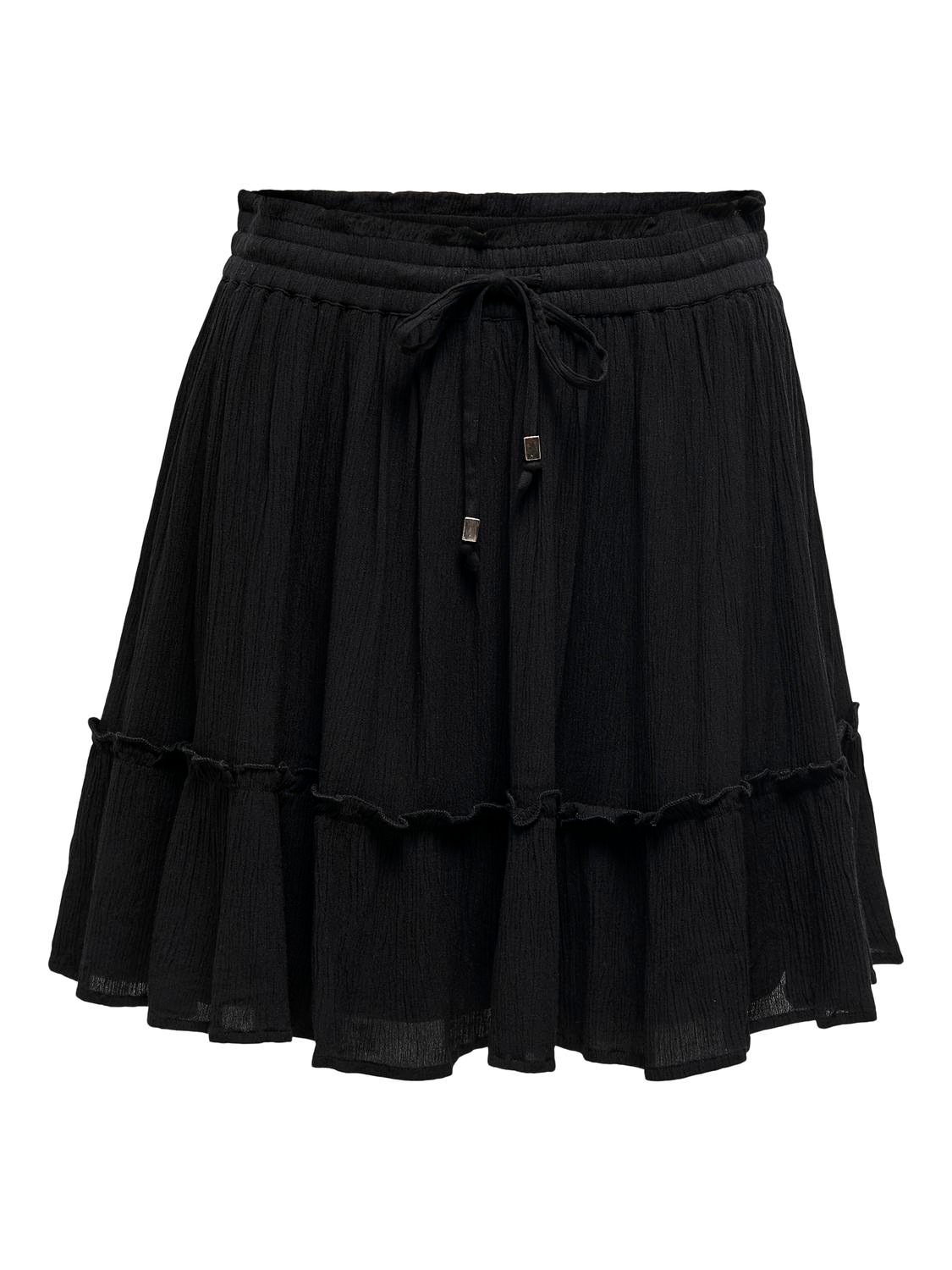 ONLY Minirock »ONLIBIZA LIFE SHORT SKIRT WVN NOOS«, mit Volant